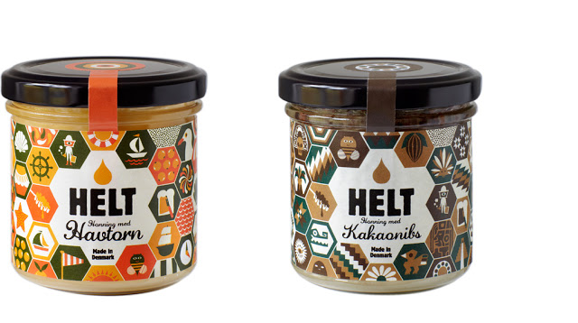 秦嶺土蜂蜜包裝設計參考(圖6)