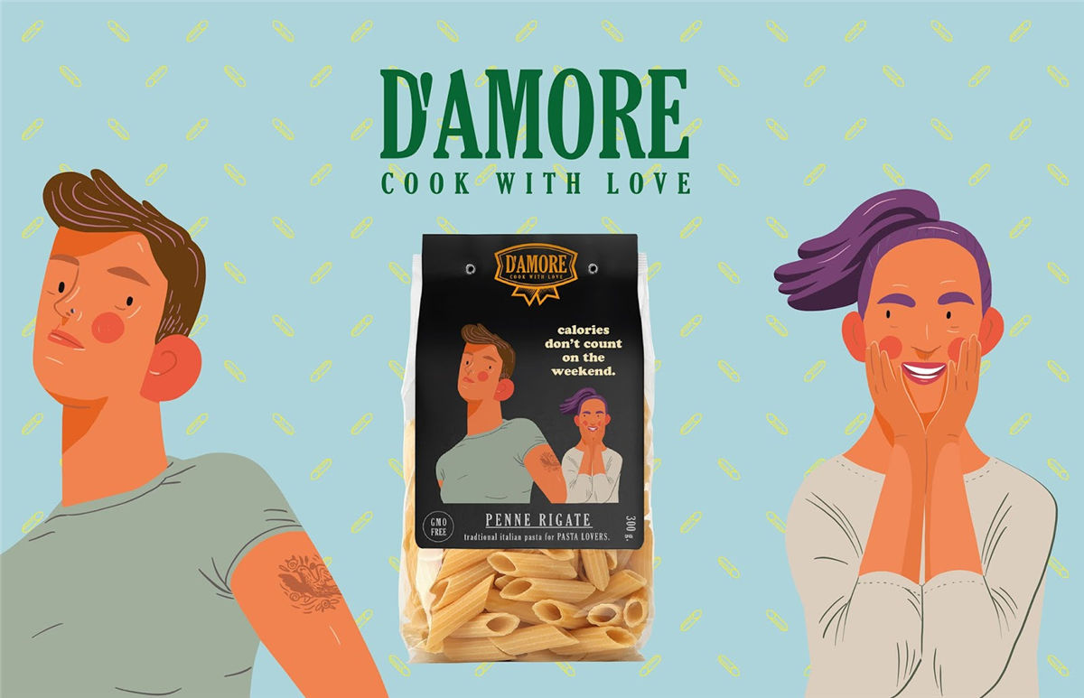 面條包裝創意圖片插畫營造氛圍(圖4) 面條包裝創意圖片插畫營造氛圍(圖4)