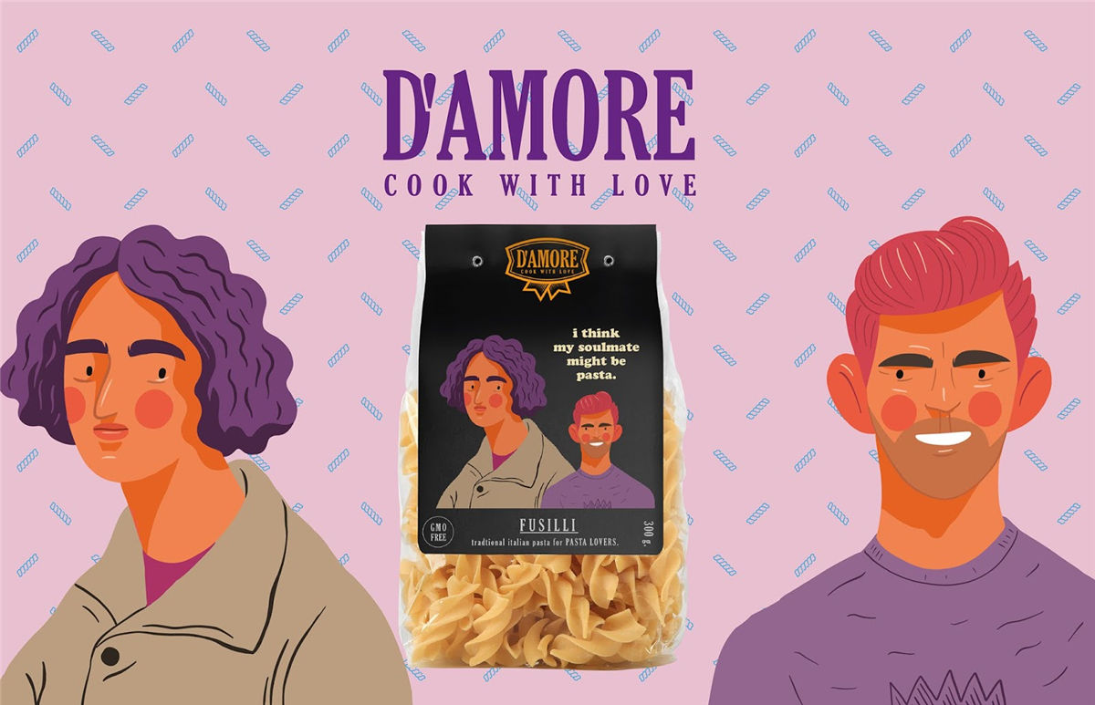 面條包裝創意圖片插畫營造氛圍(圖5) 面條包裝創意圖片插畫營造氛圍(圖5)