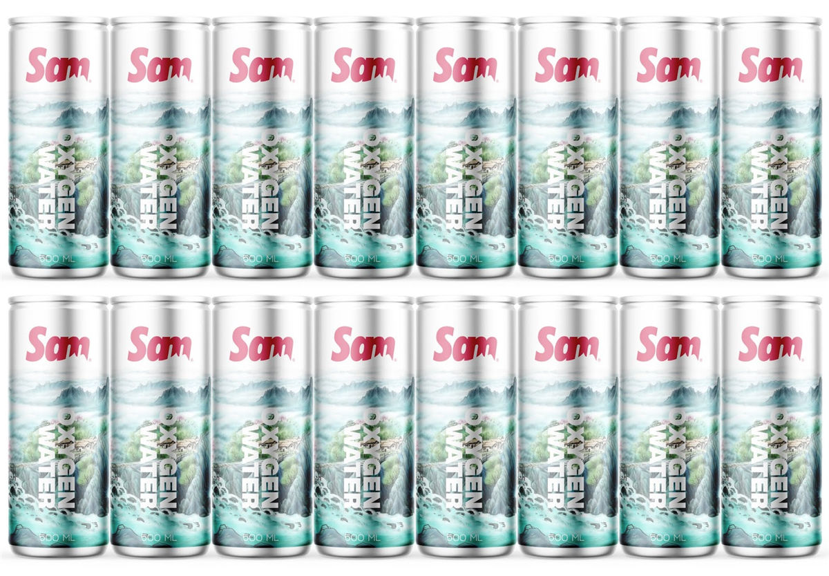 水墨風格灌裝礦泉水包裝設計(圖5)