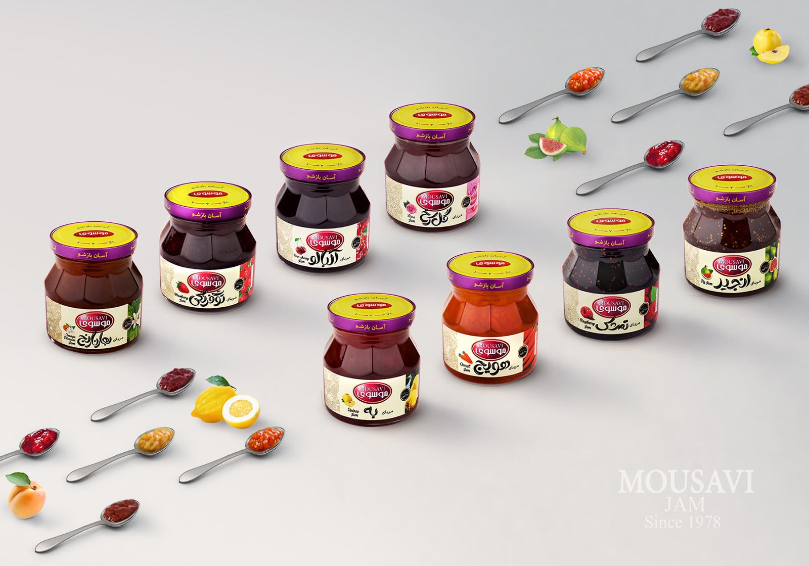 太原果醬產品包裝設計(圖1)