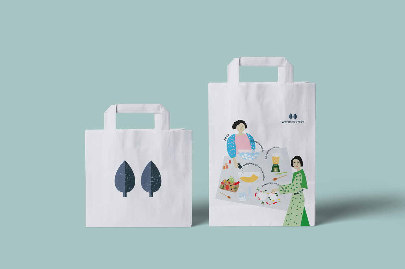 素食品牌包裝設計清新友愛(圖4)