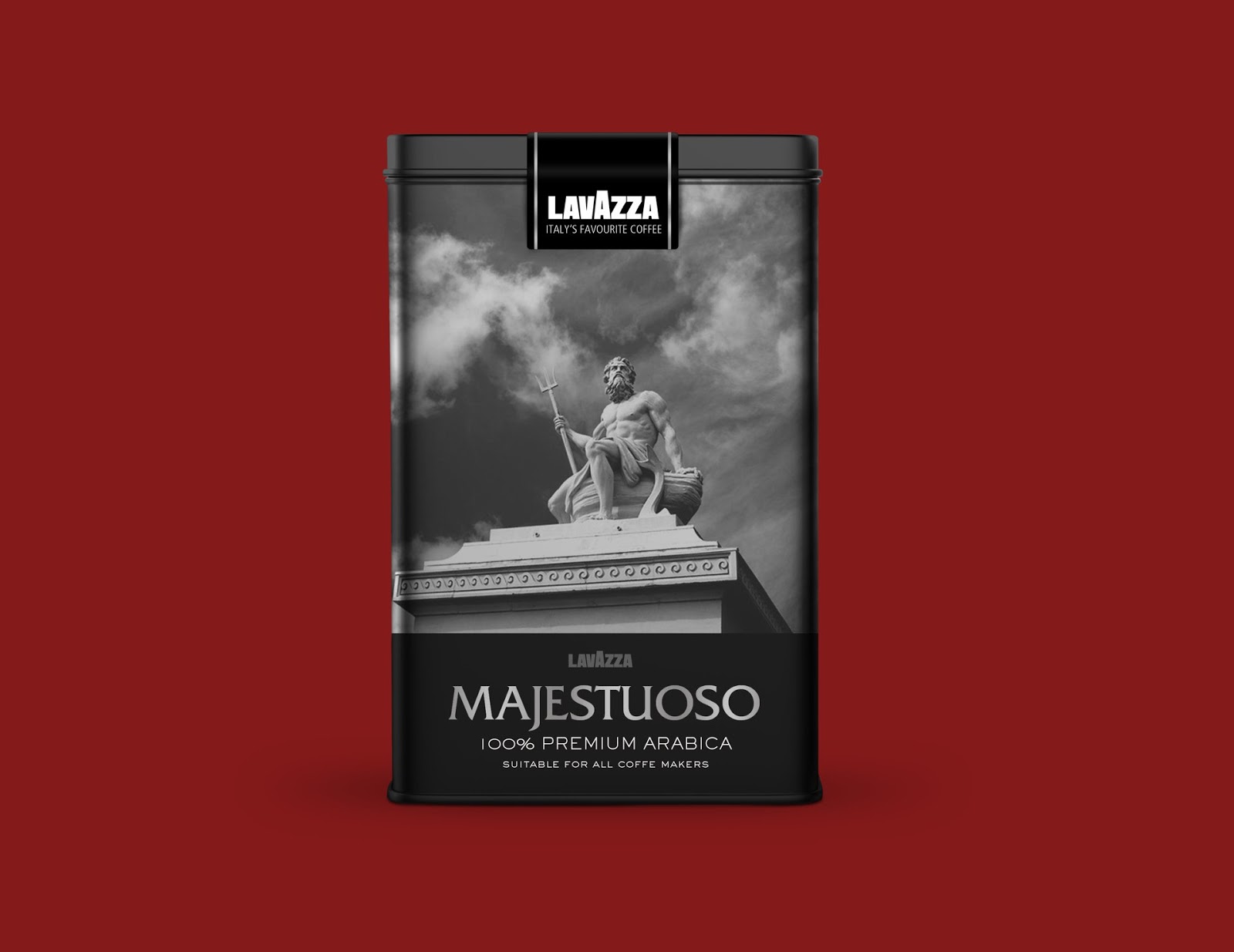 咖啡罐包裝設(shè)計簡約精致(圖1)