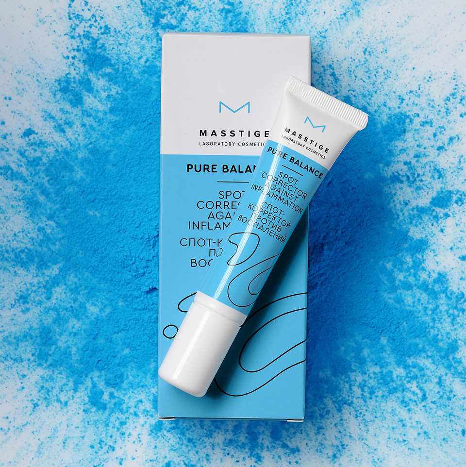 護膚品包裝設計反映“純平衡”屬性的包裝(圖1)