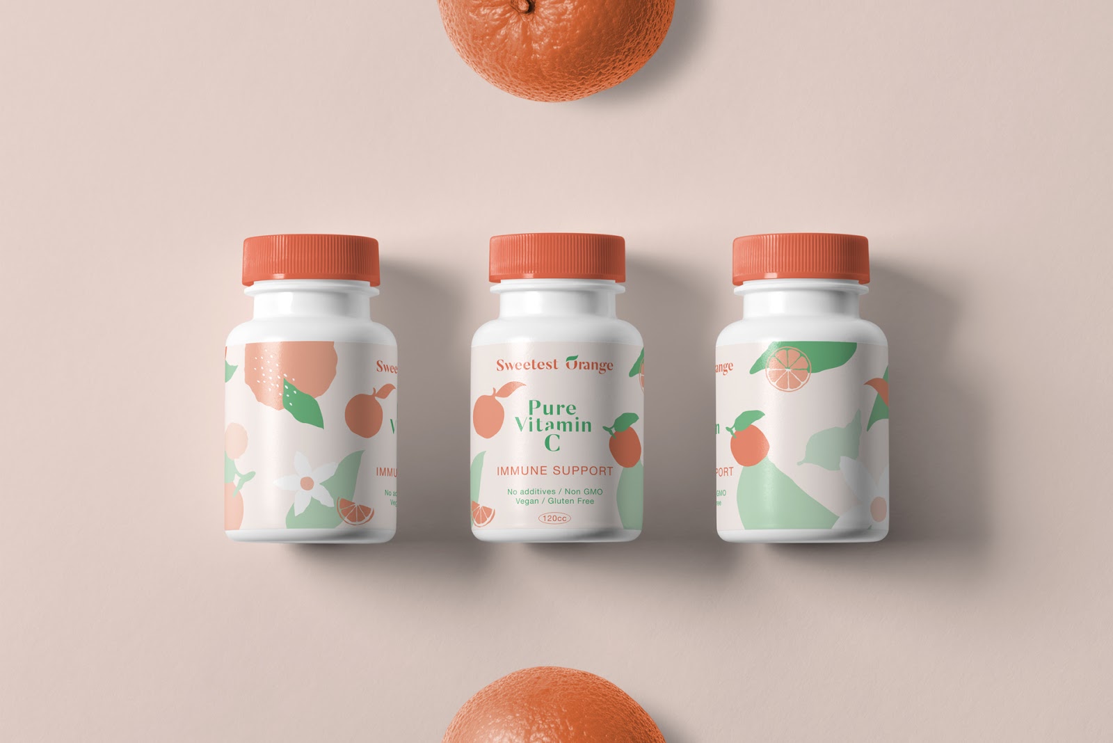 維生素C補充劑包裝設計(圖1) 維生素C補充劑包裝設計(圖1)