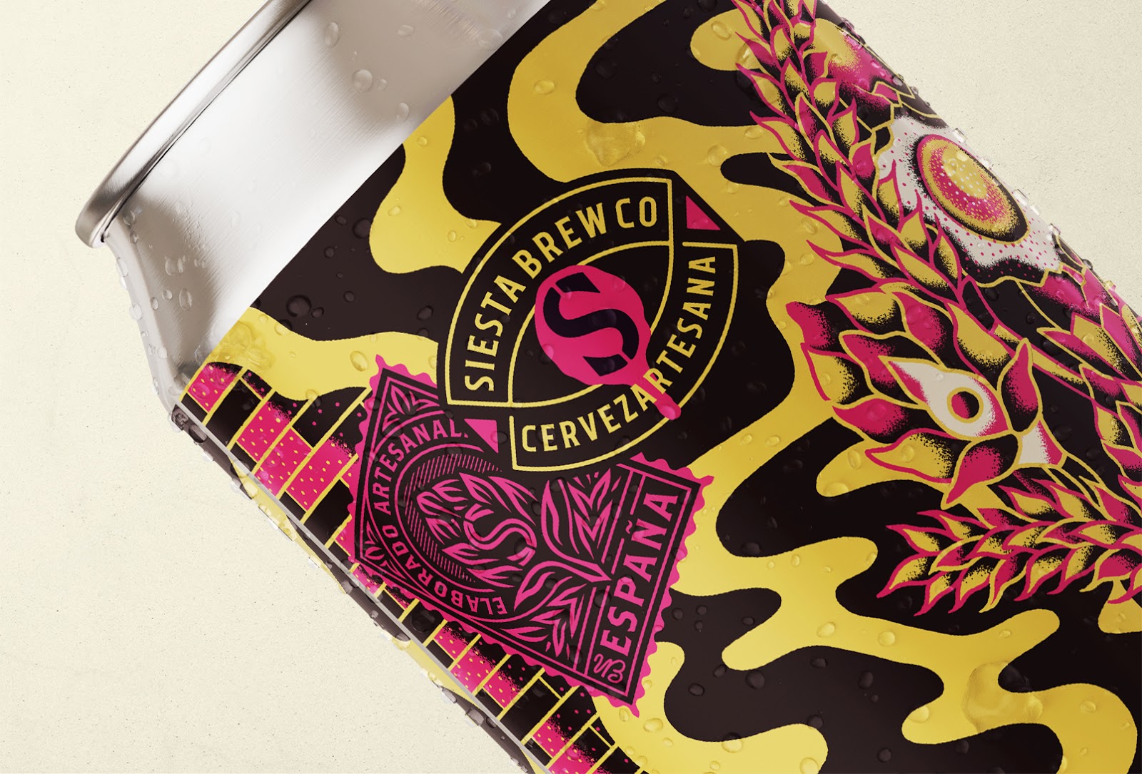 啤酒包裝設(shè)計(jì)的足夠復(fù)雜也很漂亮(圖5)