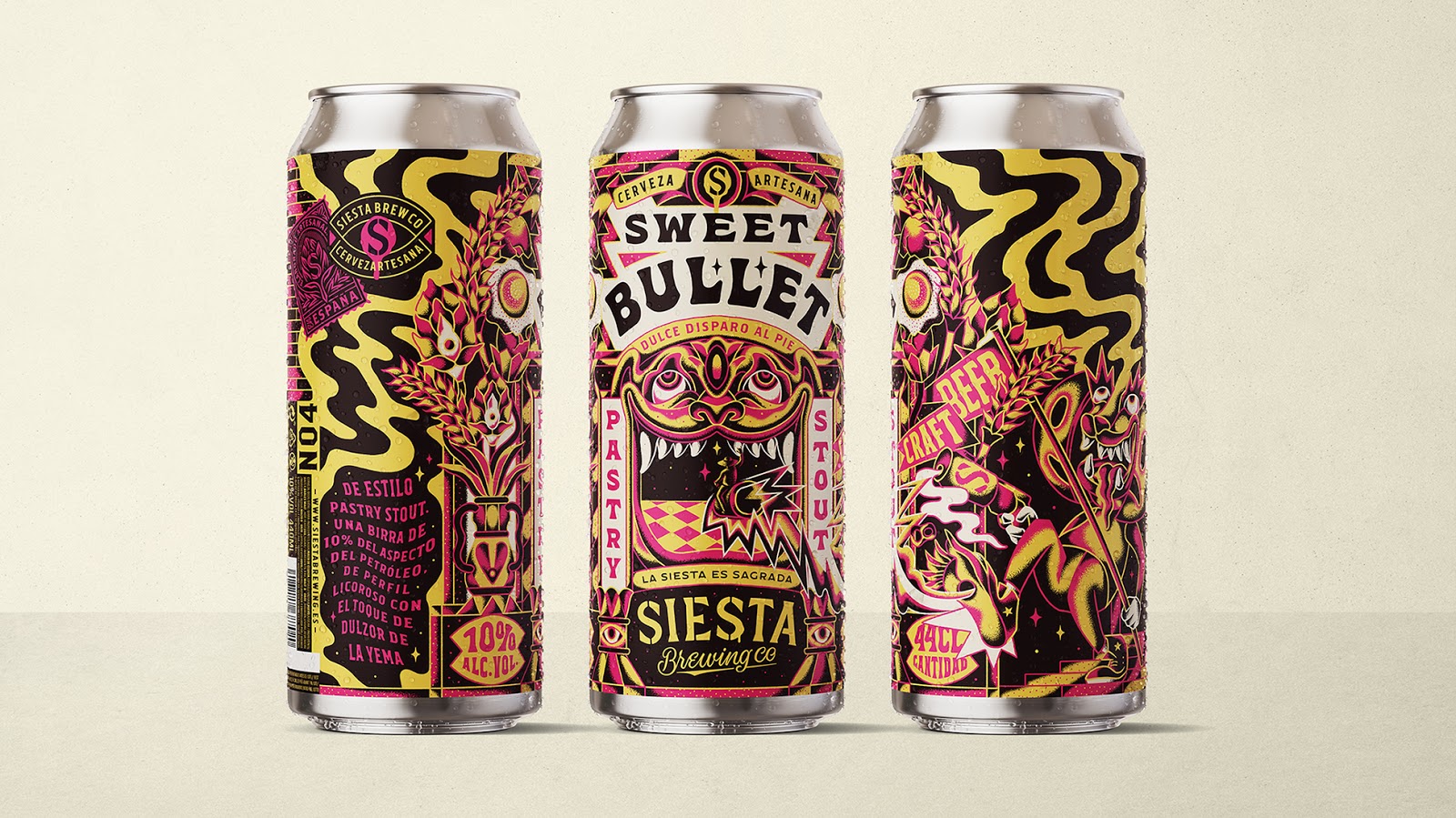 啤酒包裝設(shè)計(jì)的足夠復(fù)雜也很漂亮(圖1)