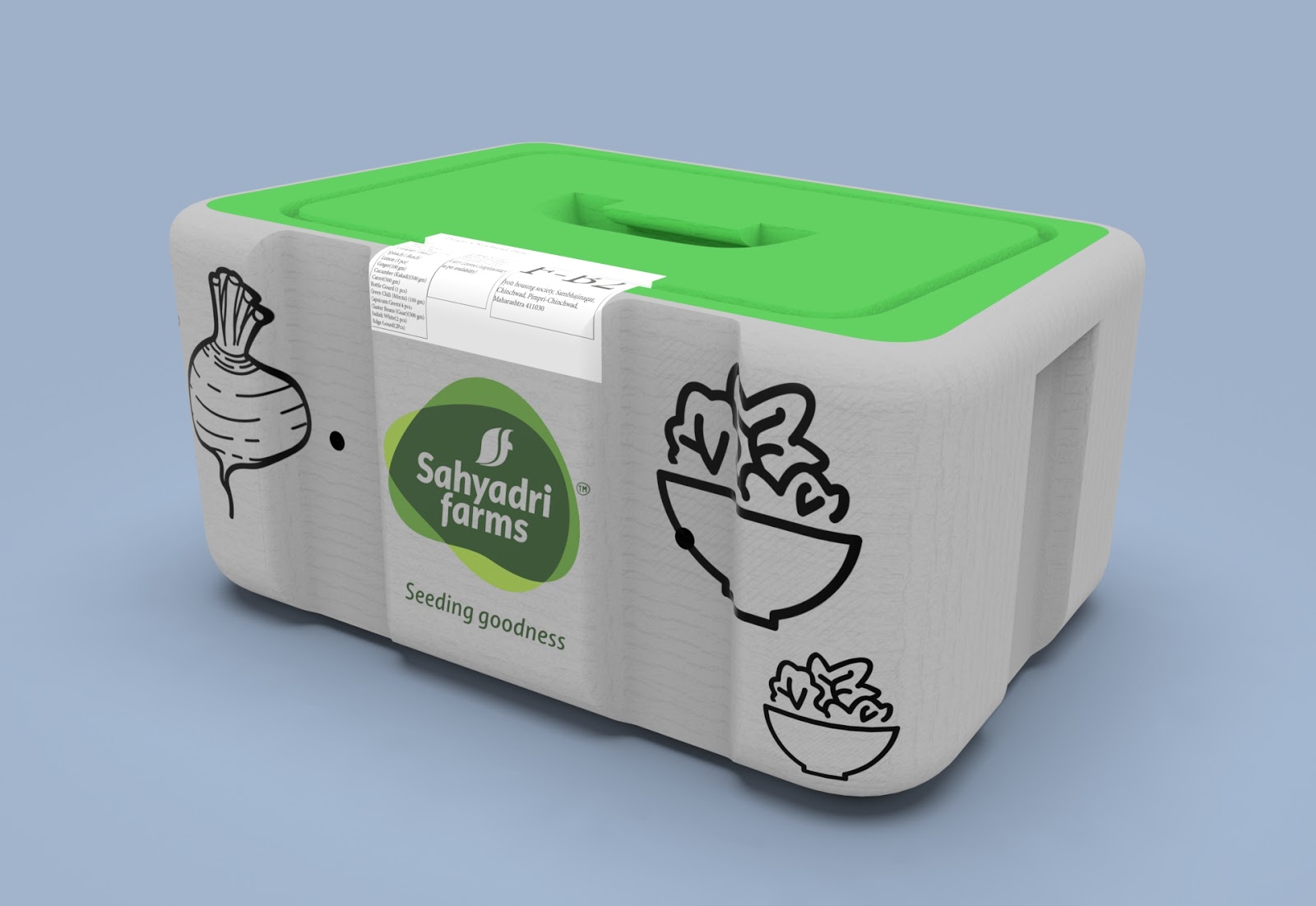 有機蔬菜外箱設計(圖2) 有機蔬菜外箱設計(圖2)