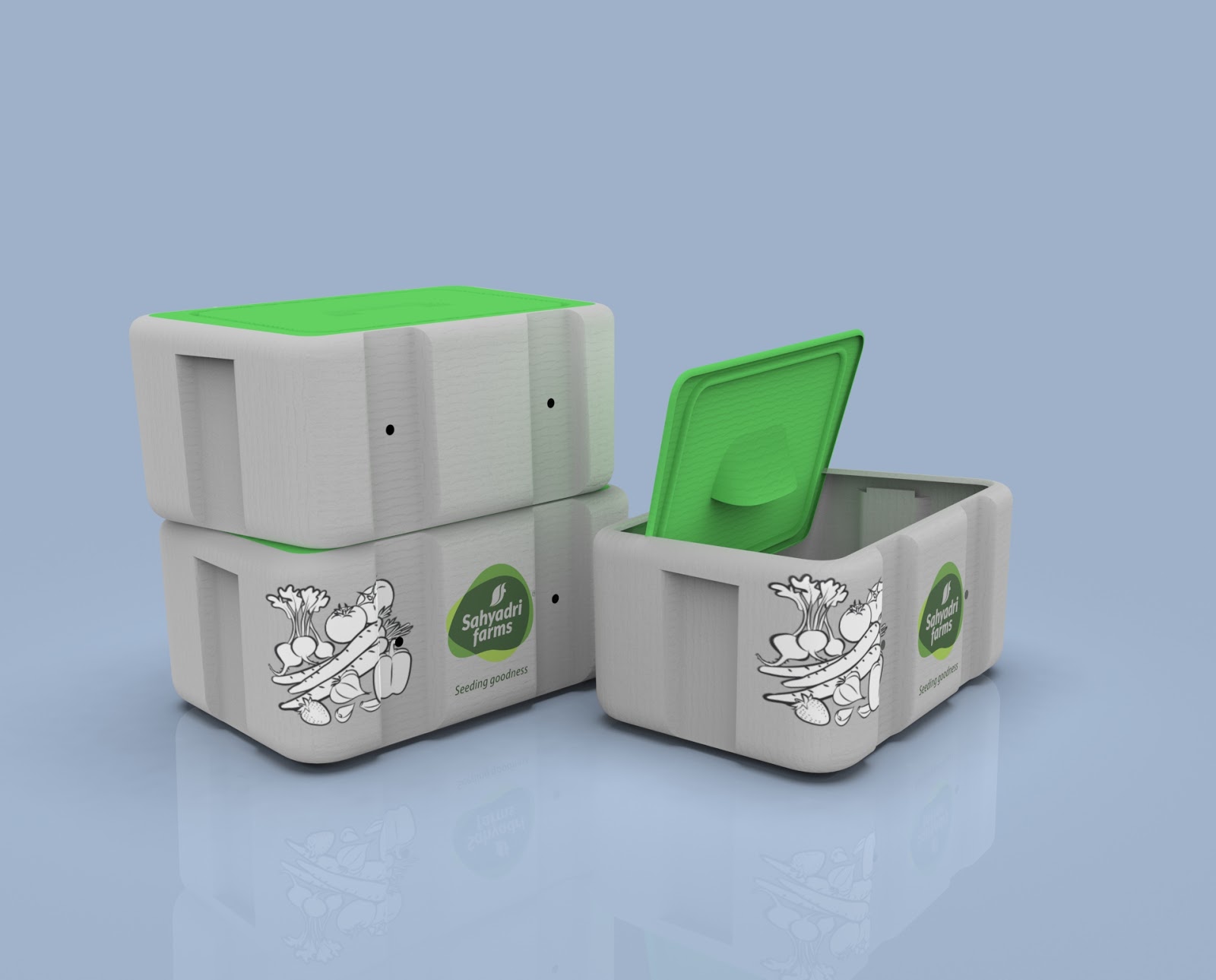 有機蔬菜外箱設計(圖1) 有機蔬菜外箱設計(圖1)