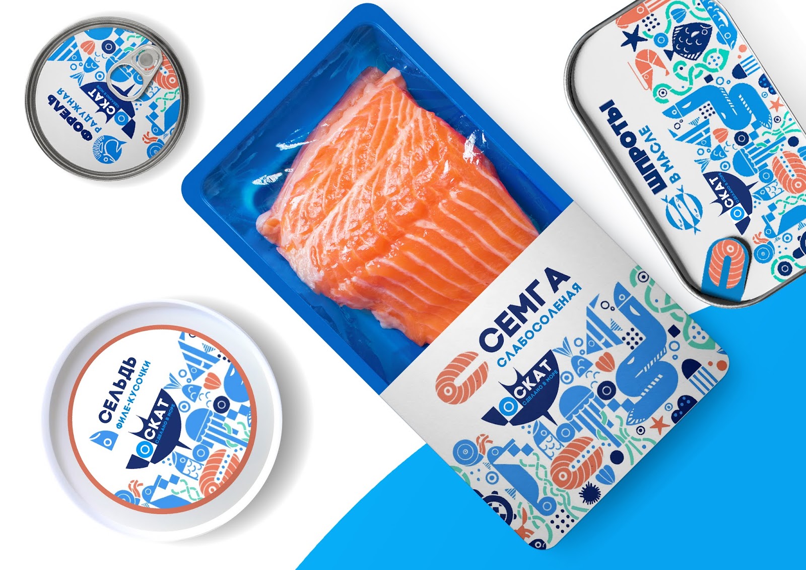海鮮魚類罐頭包裝設計(圖2)