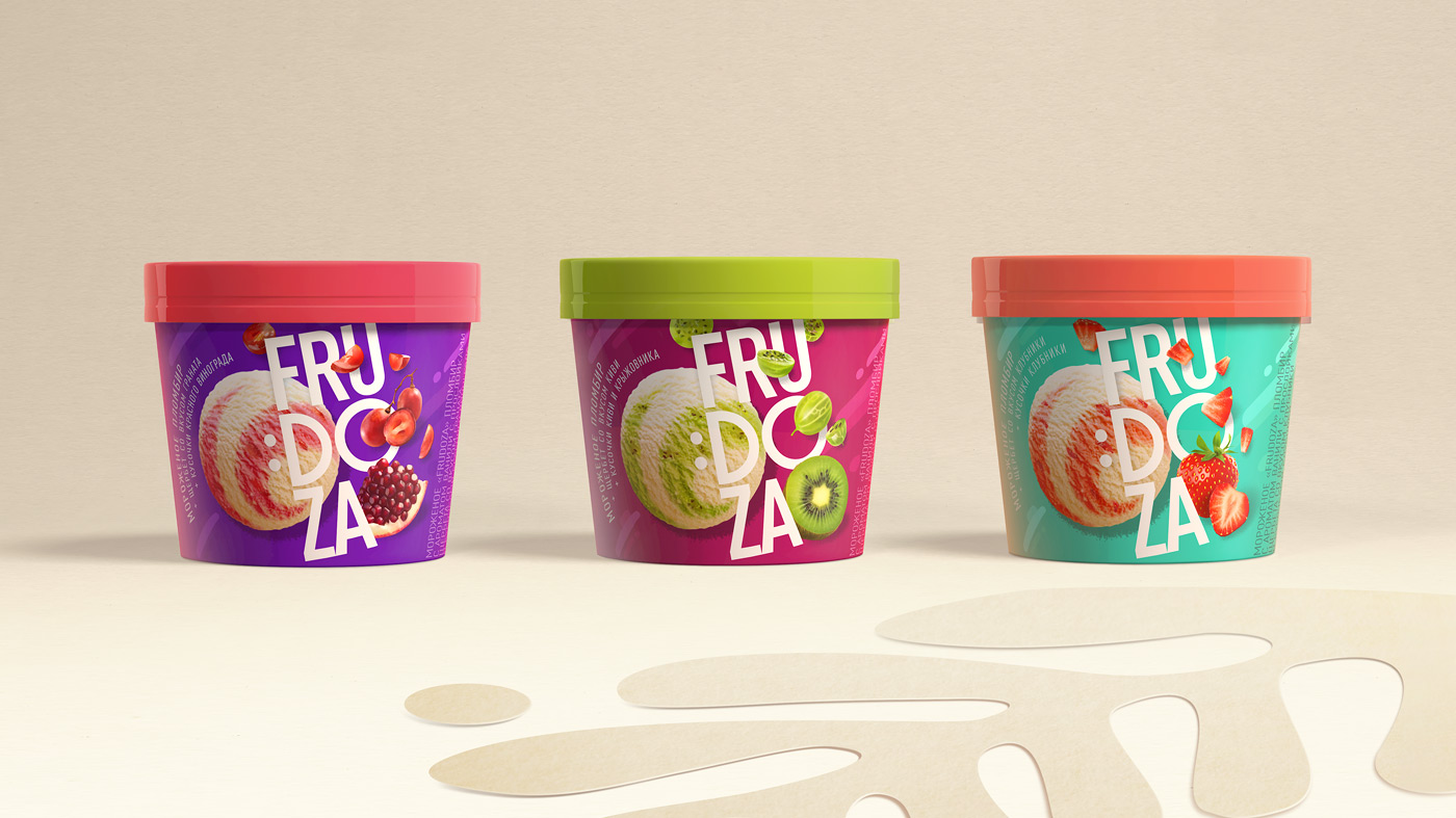 水果冰激凌品牌包裝設計(圖1)