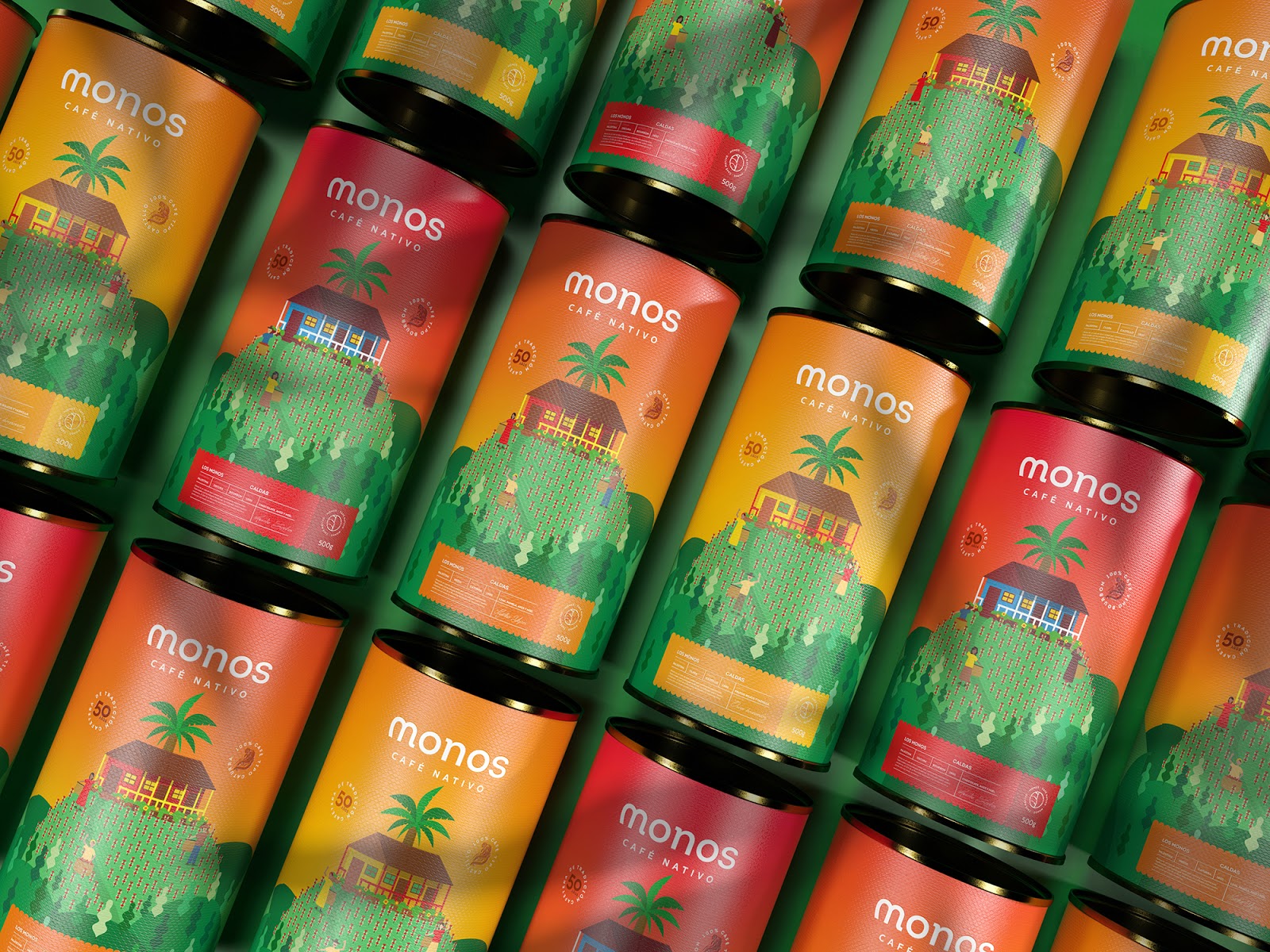 咖啡罐包裝設計(圖1)