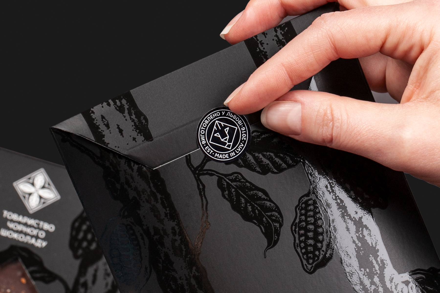 黑巧克力包裝設計(圖9) 黑巧克力包裝設計(圖9)