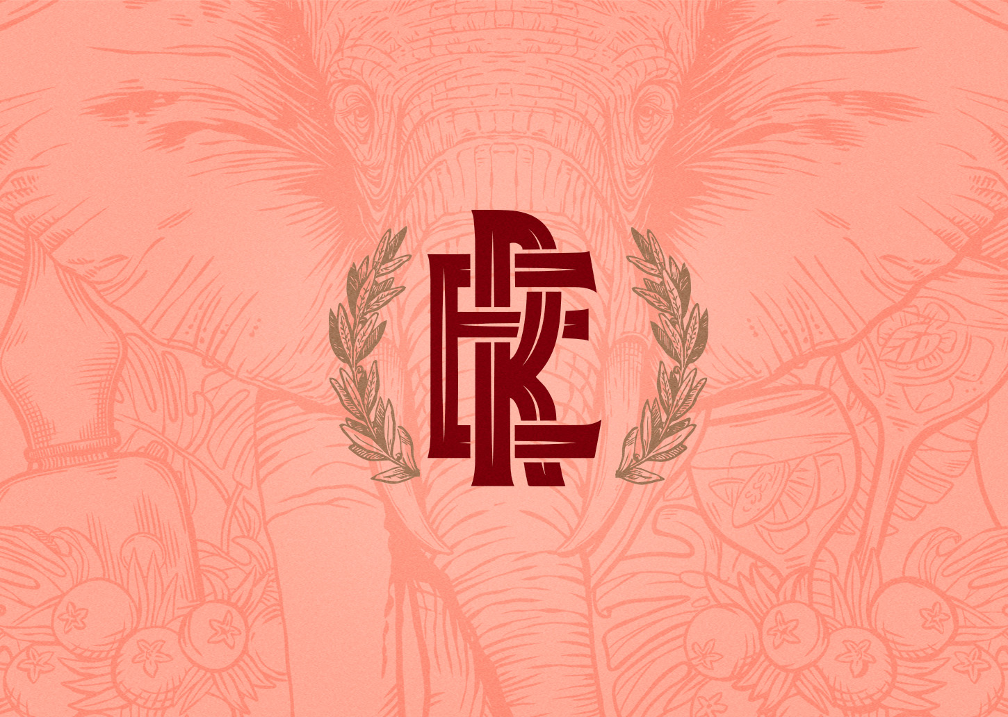 Gin Elefante Rojo杜松子酒包裝設計(圖6)