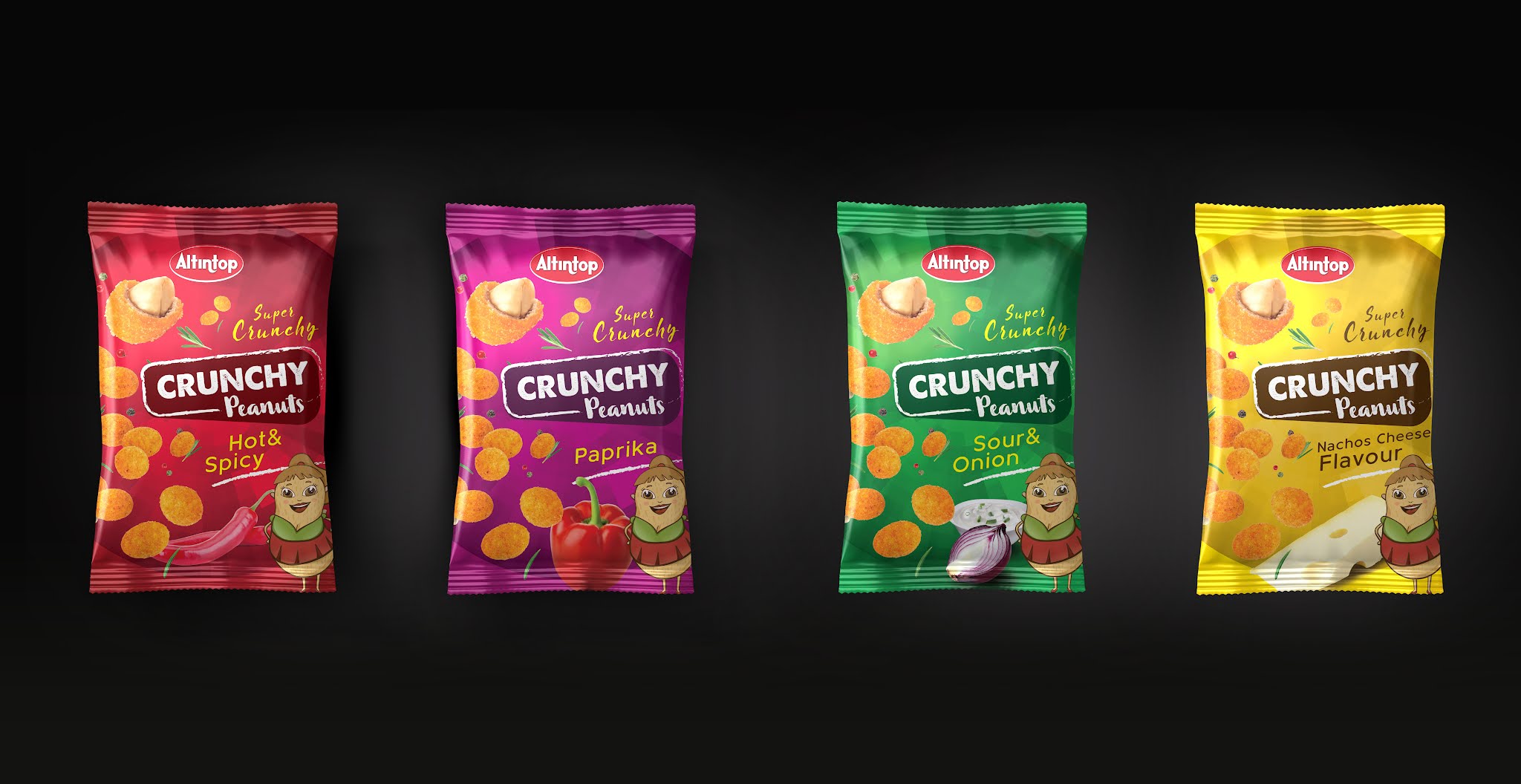 花生零食包裝這樣設計(圖1)