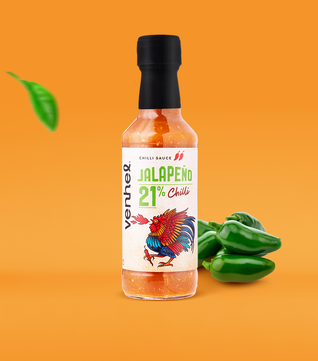 這款辣椒醬用噴火的公雞做為核心視覺(圖6) 這款辣椒醬用噴火的公雞做為核心視覺(圖6)
