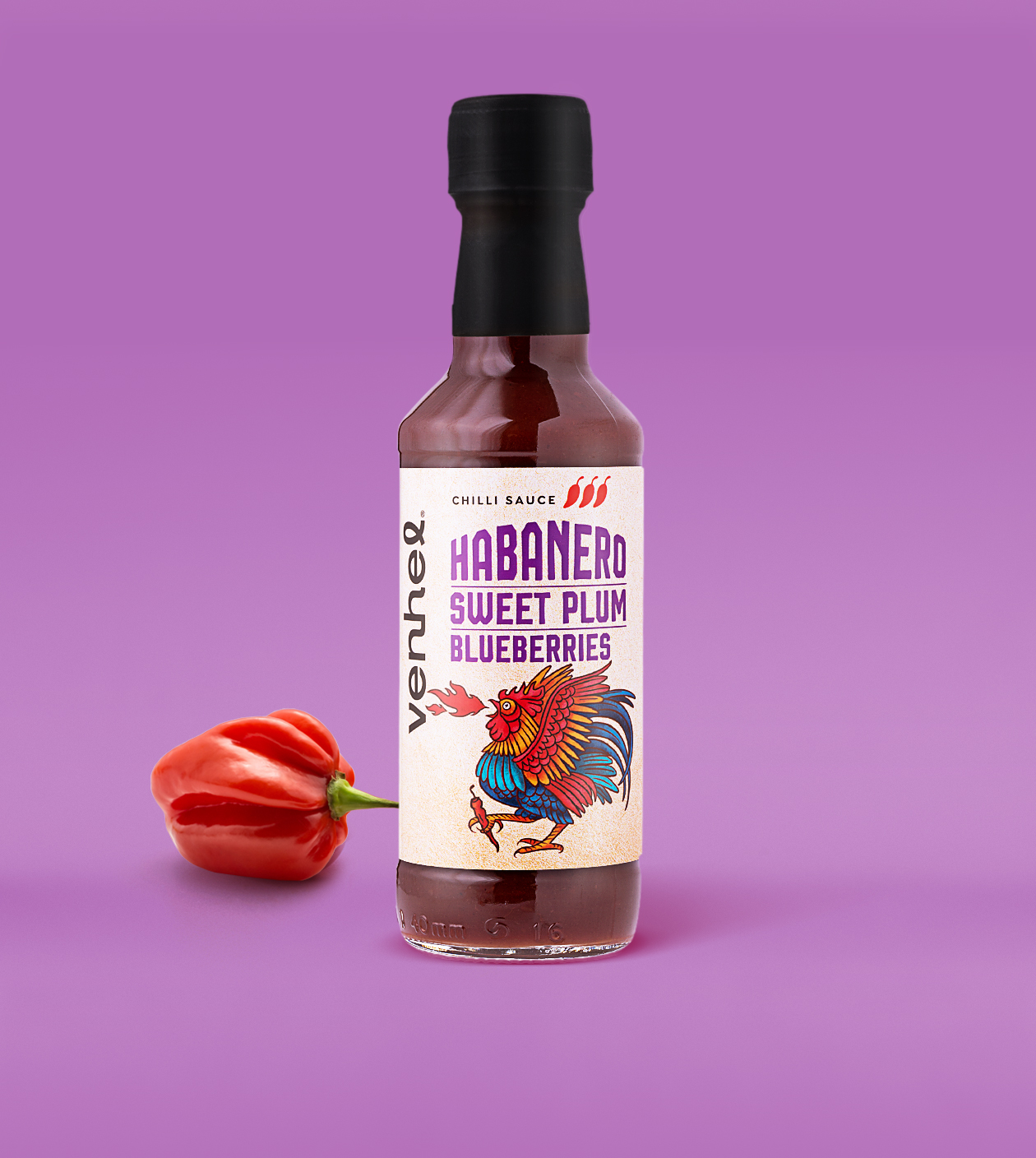 這款辣椒醬用噴火的公雞做為核心視覺(圖7) 這款辣椒醬用噴火的公雞做為核心視覺(圖7)