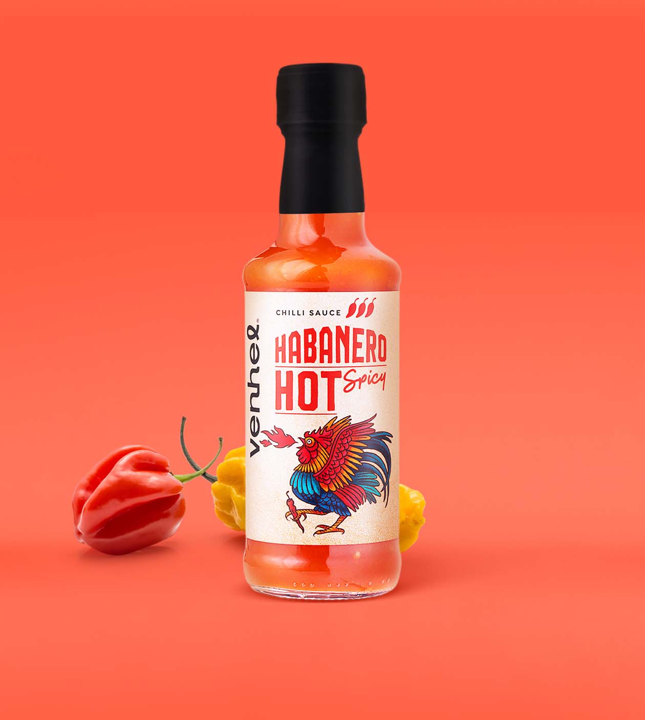 這款辣椒醬用噴火的公雞做為核心視覺(圖10) 這款辣椒醬用噴火的公雞做為核心視覺(圖10)