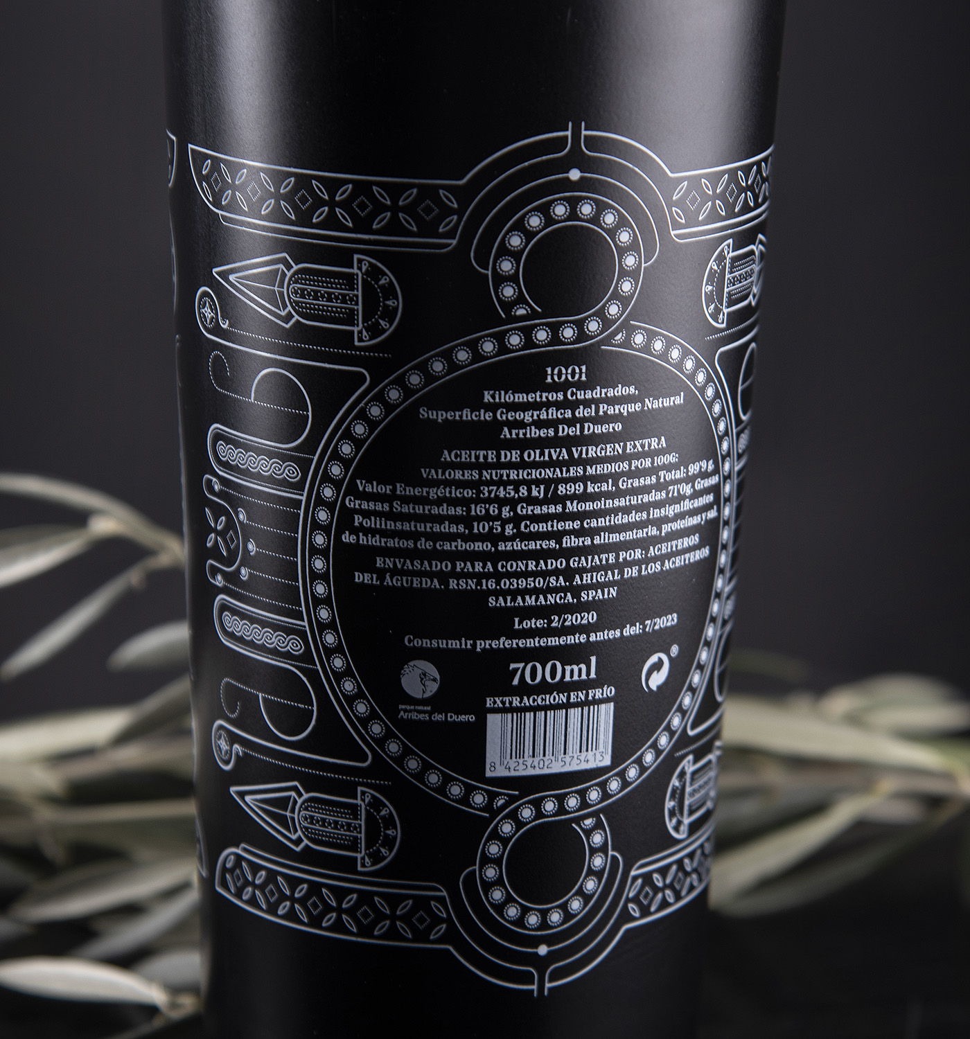 高端橄欖油香油包裝設計欣賞(圖2)