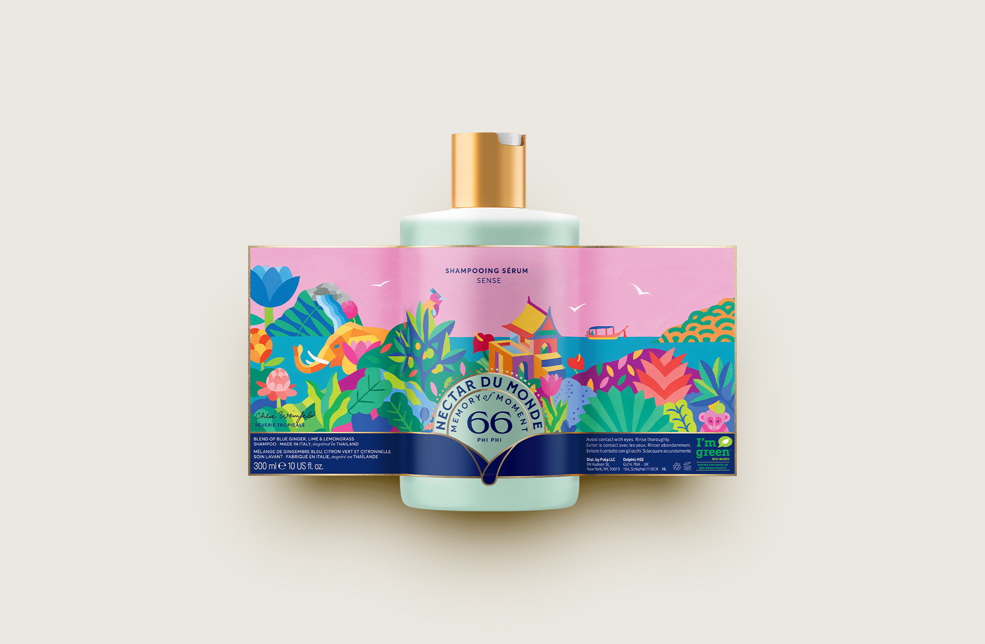 洗護產(chǎn)品包裝設(shè)計融入插圖，運用現(xiàn)代和傳統(tǒng)字體結(jié)合有不一樣視覺感受(圖7)