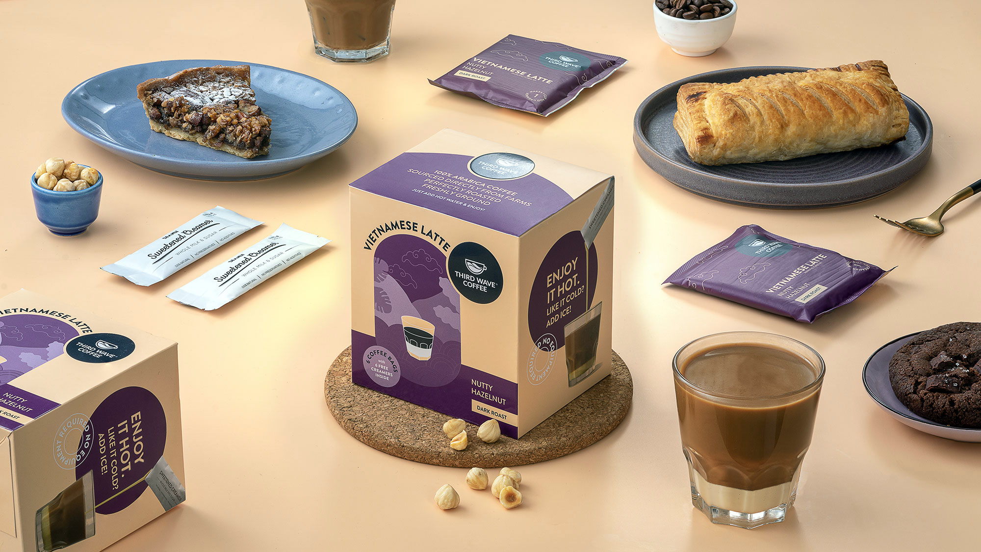 越南拿鐵速溶咖啡包裝這樣設計(圖6)