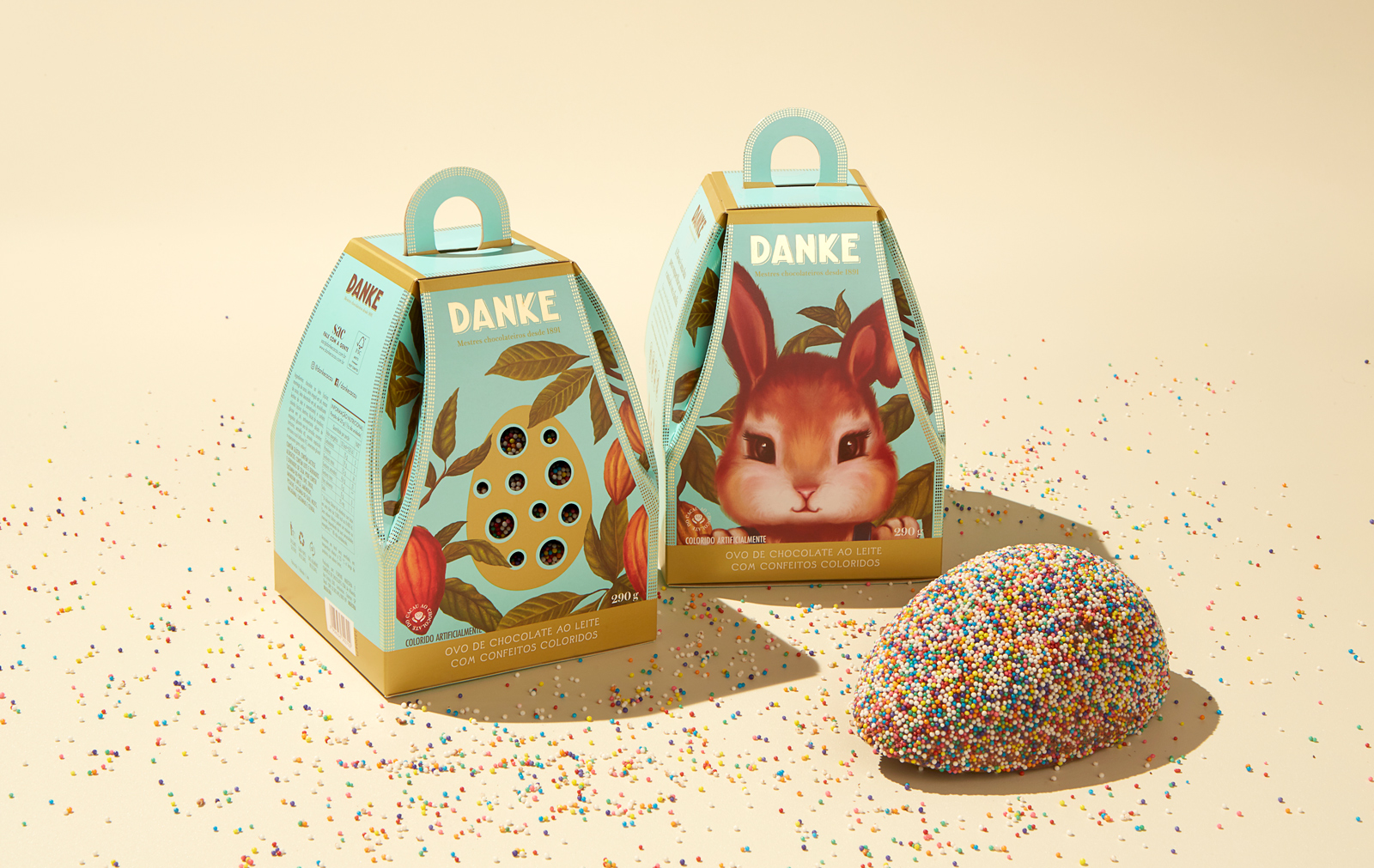 Danke巧克力產(chǎn)品插畫風(fēng)格包裝設(shè)計欣賞(圖3)