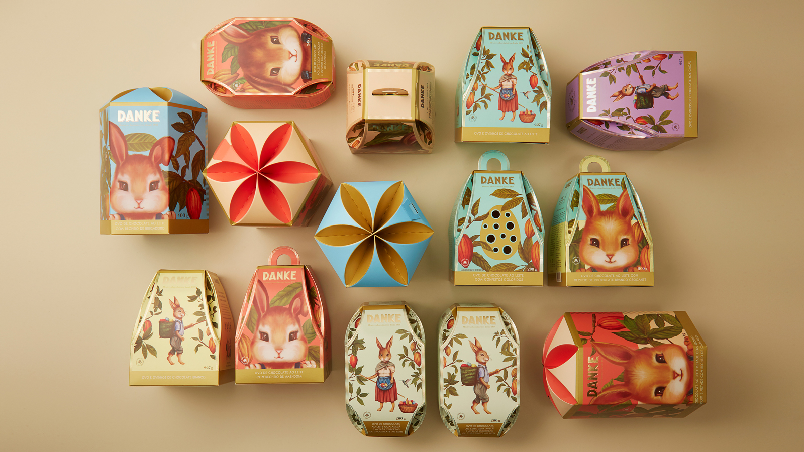 Danke巧克力產(chǎn)品插畫風(fēng)格包裝設(shè)計欣賞(圖1)