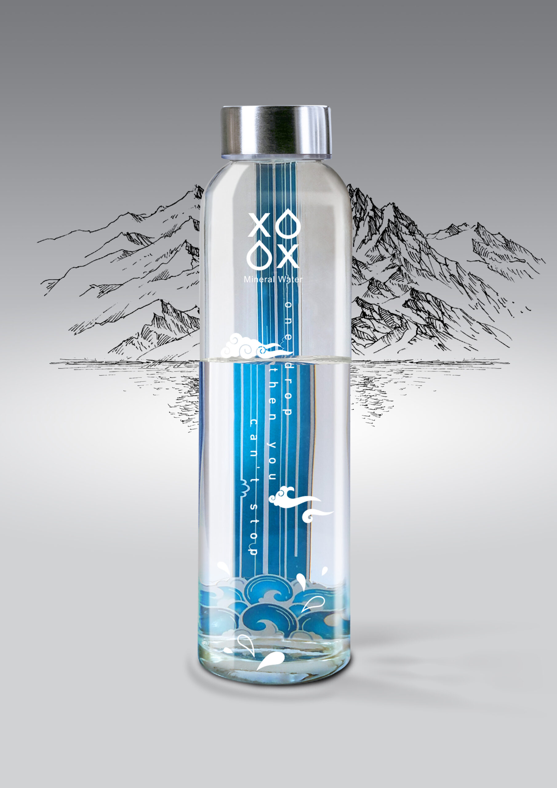 XO礦泉水包裝設計參考(圖1)