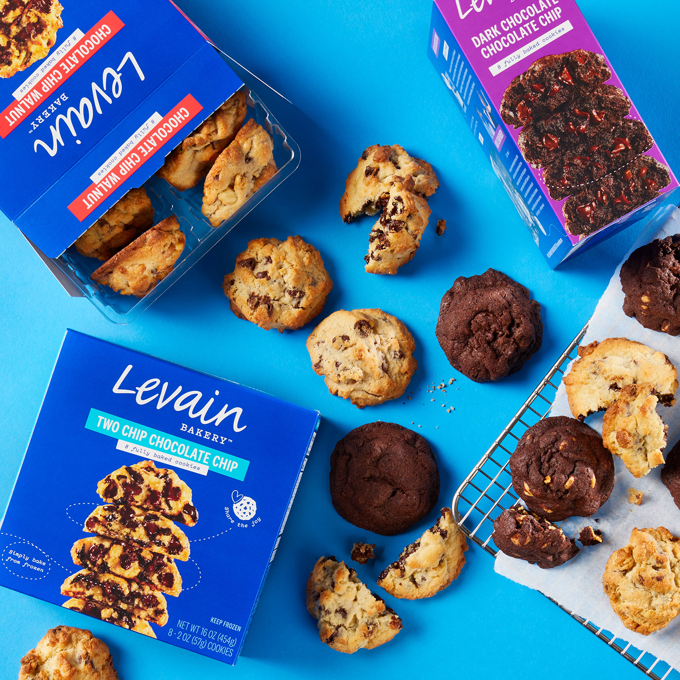 曲奇餅干創(chuàng)意包裝這樣設(shè)計視覺感很強(圖6)