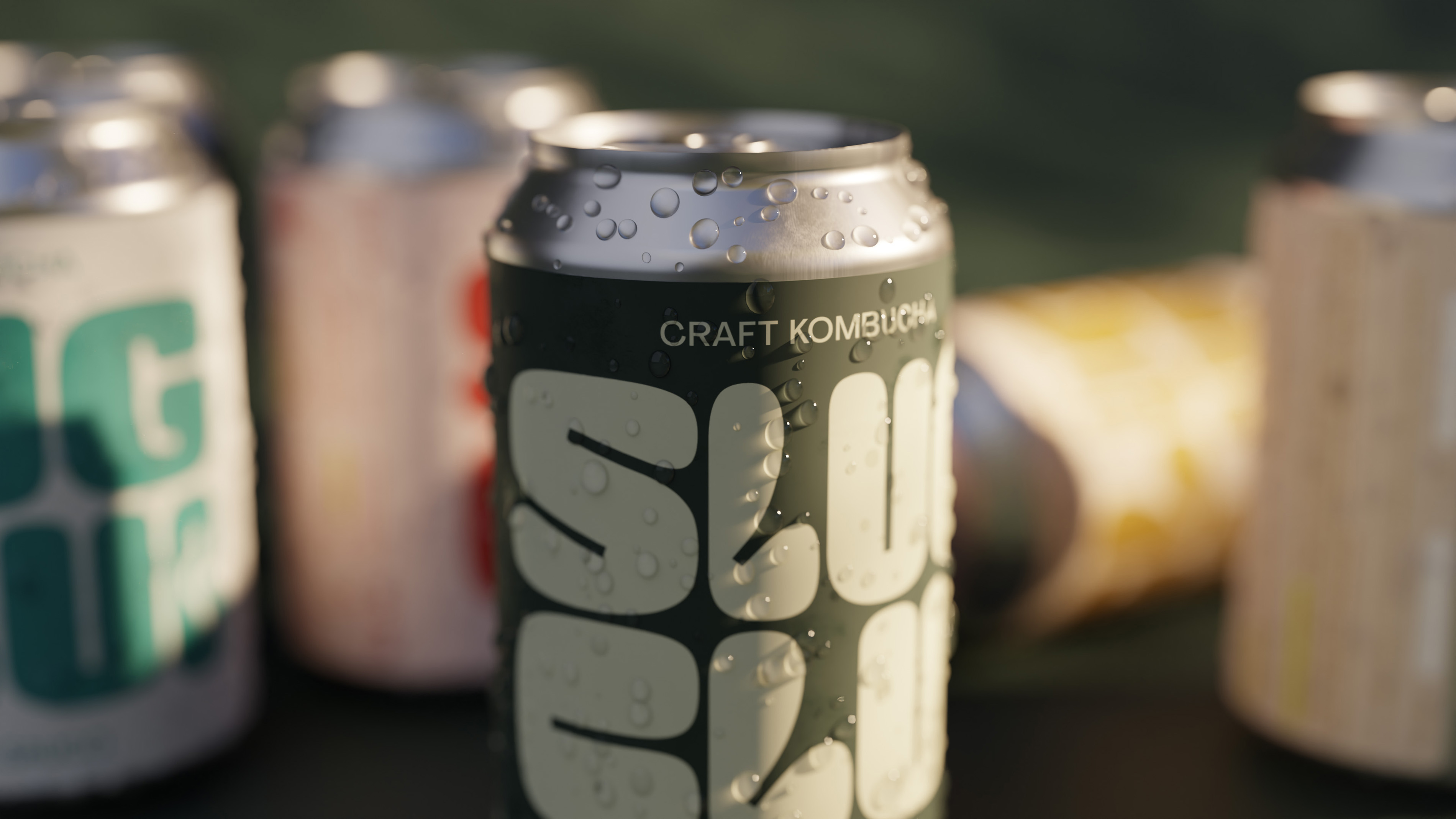 Slug Club康普茶飲料這樣包裝，創造出一種意想不到的精美美學(圖3)