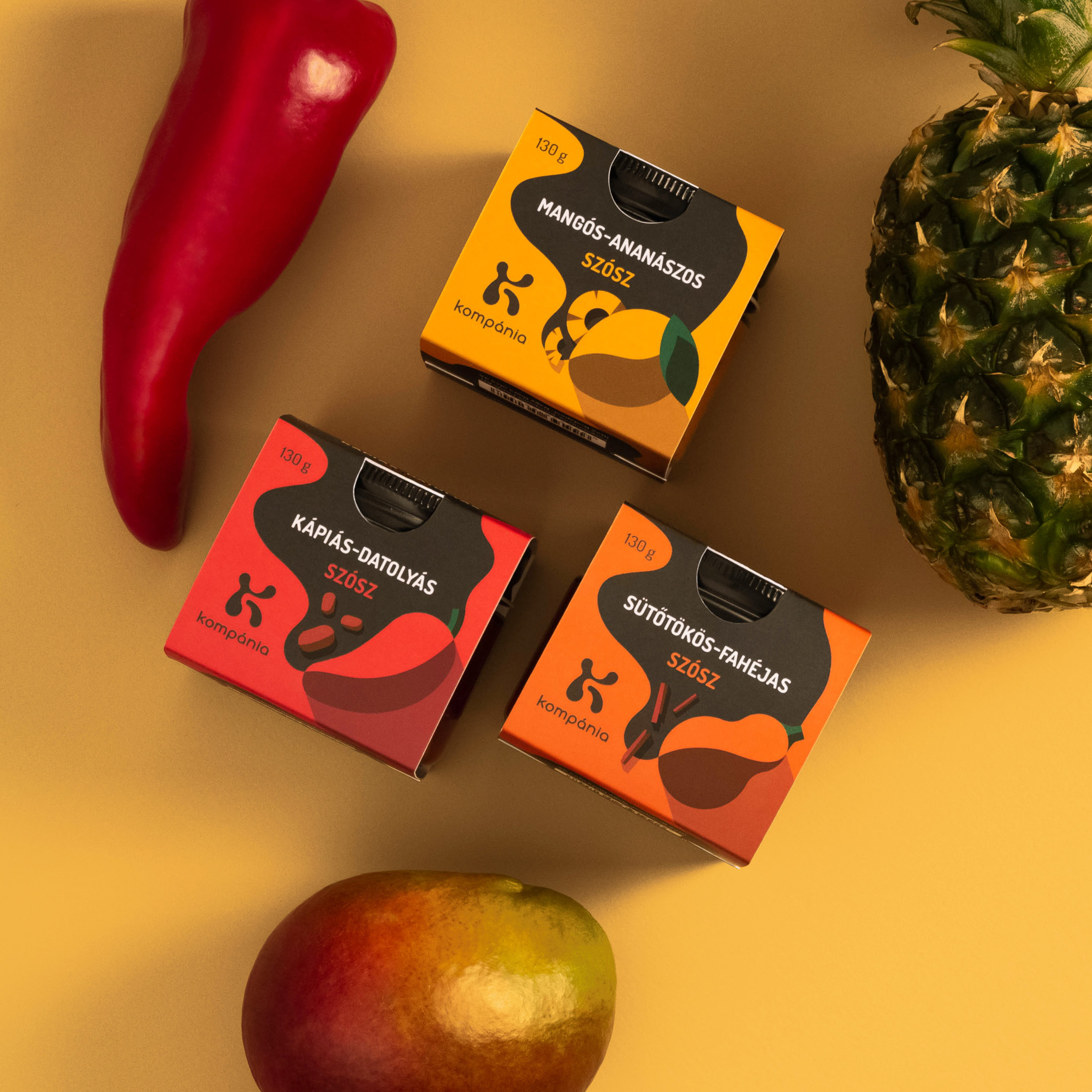 俏皮的調味醬汁包裝設計參考(圖5)