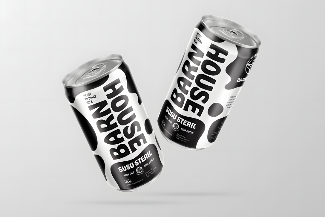 Barnhouse牛奶品牌和包裝設(shè)計(圖2)