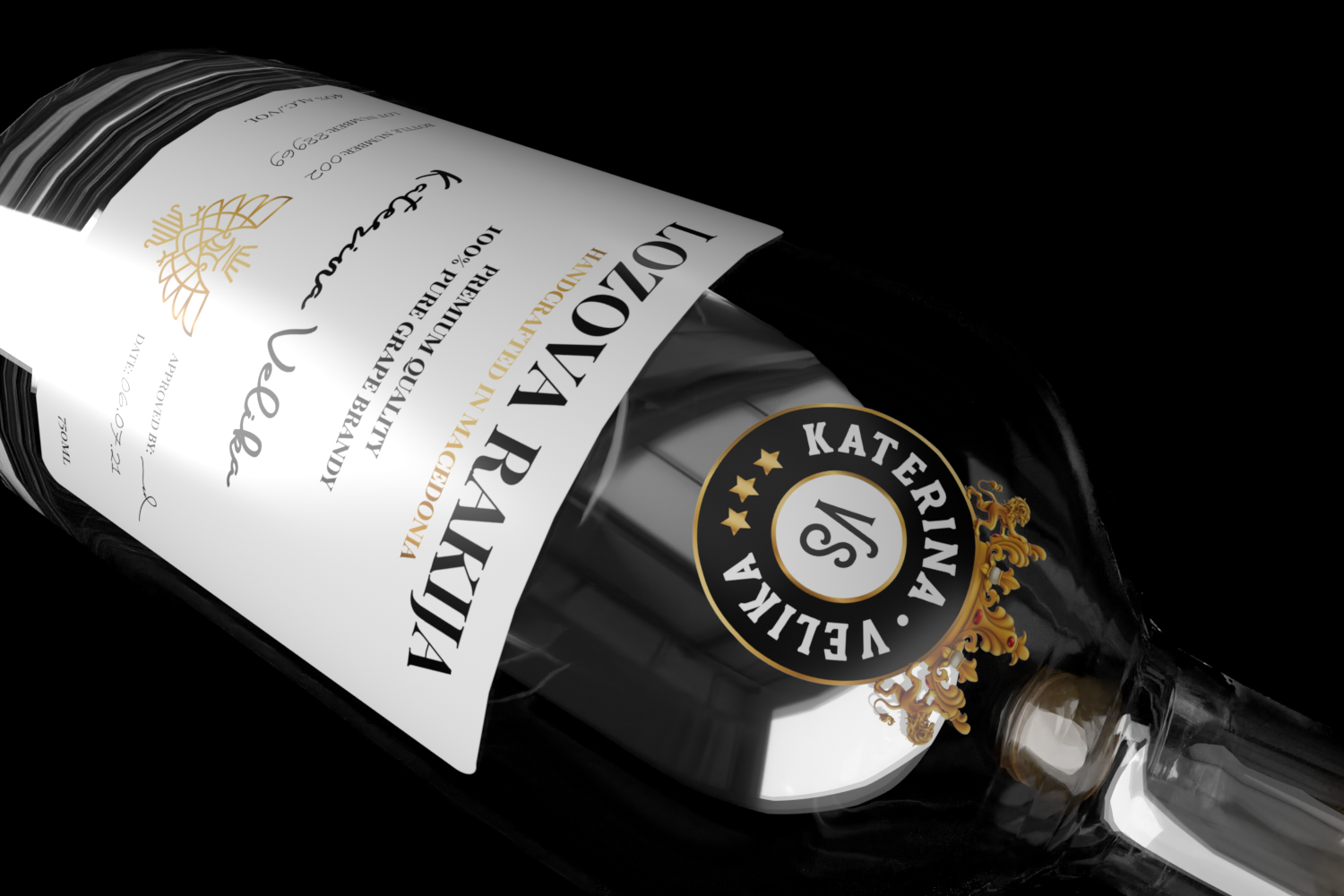Katerina Velika rakija優質酒包裝這樣設計(圖5)