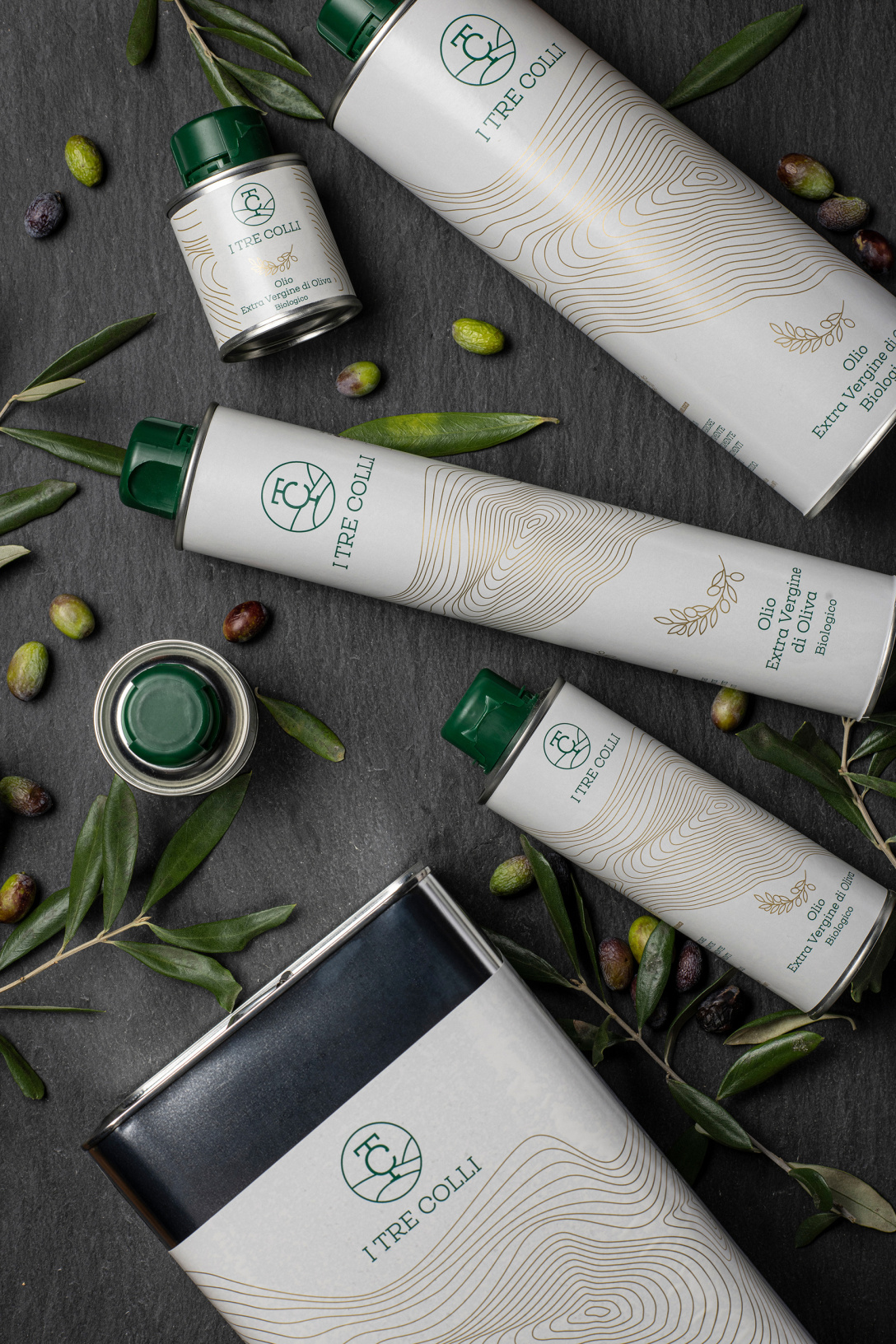 I TRE COLLI橄欖油包裝設計欣賞(圖8)