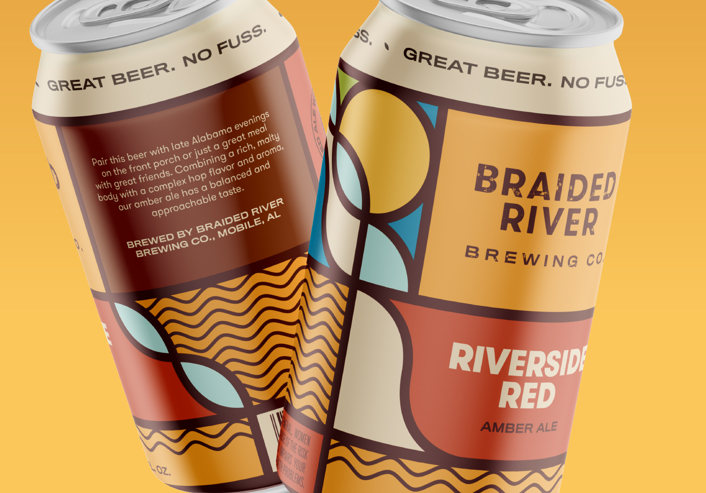 精釀灌裝啤酒包裝這樣設計很有美感(圖4)