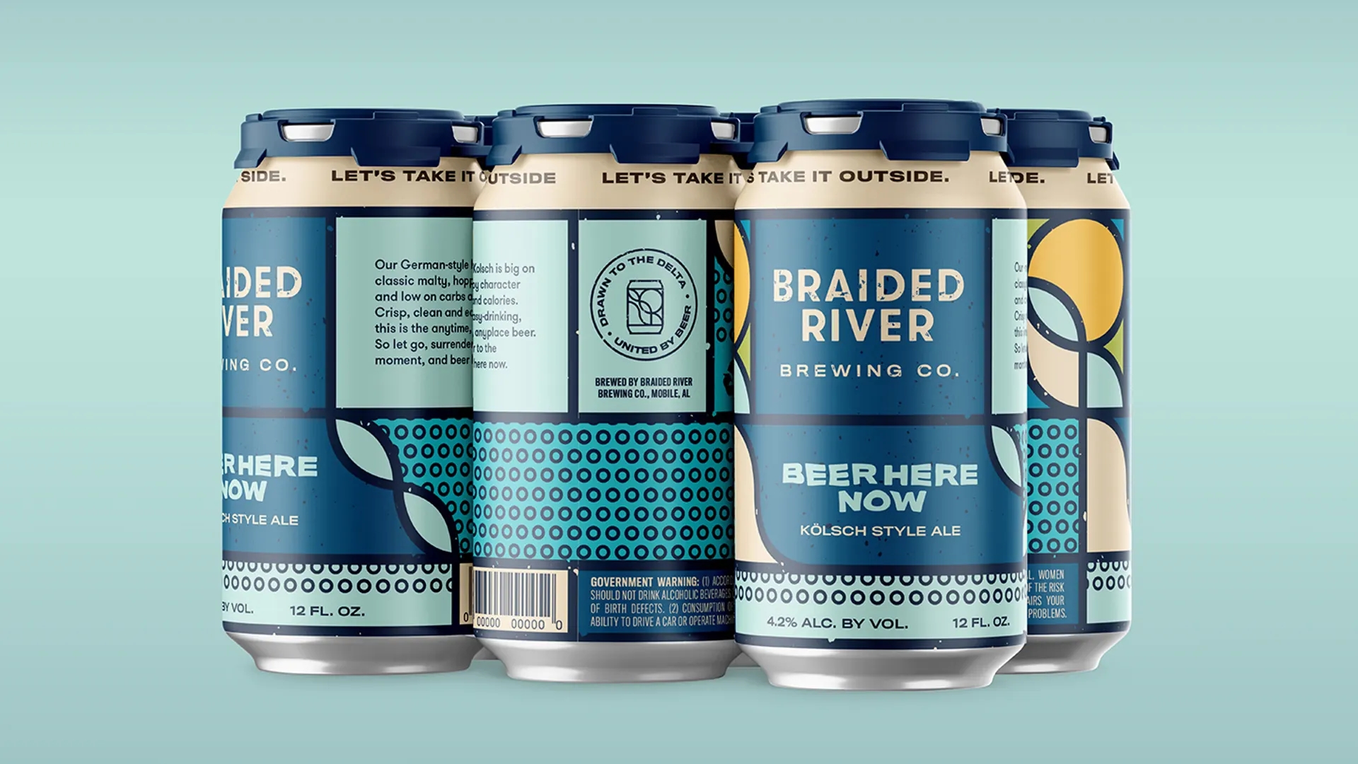 精釀灌裝啤酒包裝這樣設計很有美感(圖1)