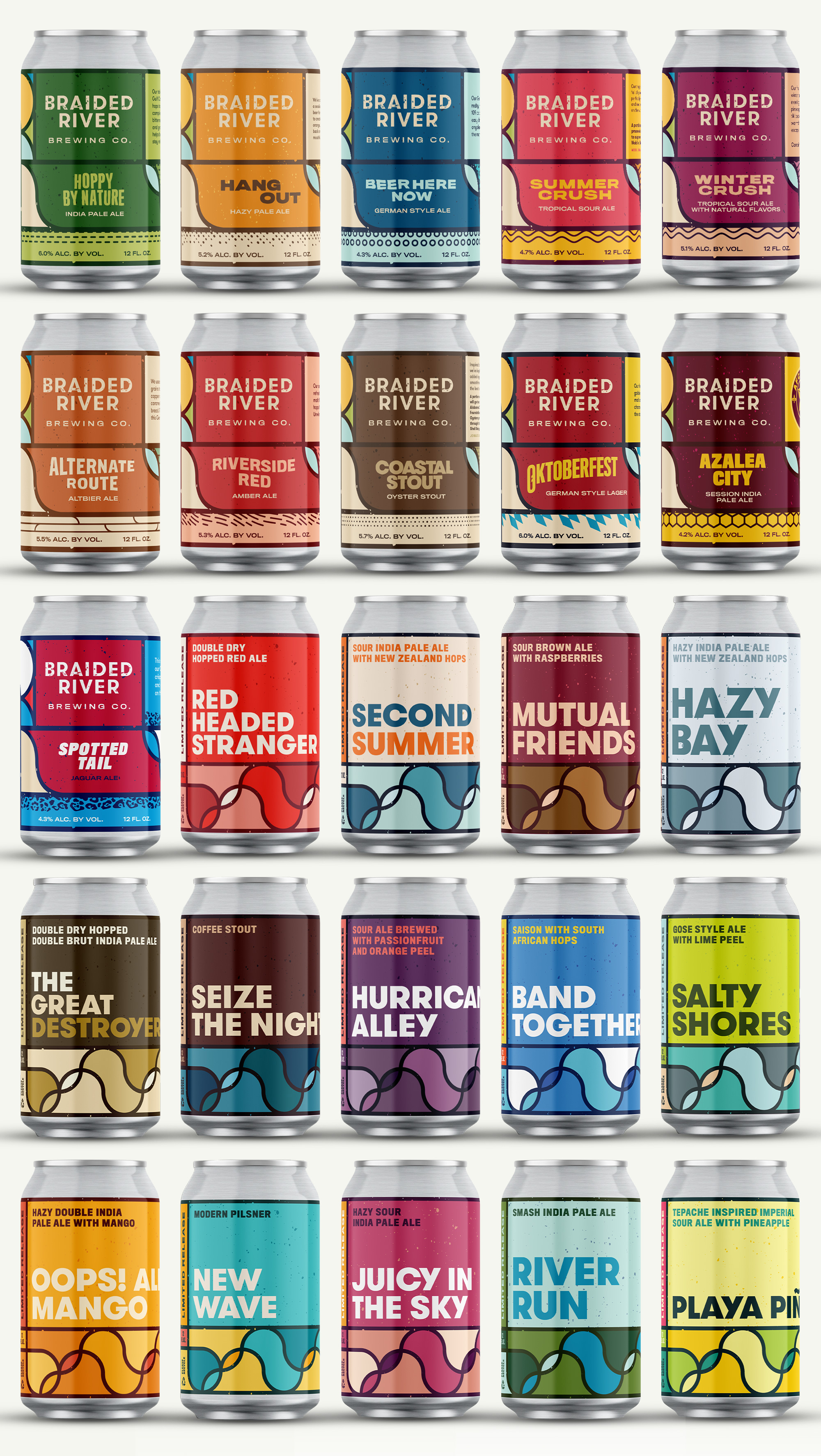 精釀灌裝啤酒包裝這樣設計很有美感(圖5)