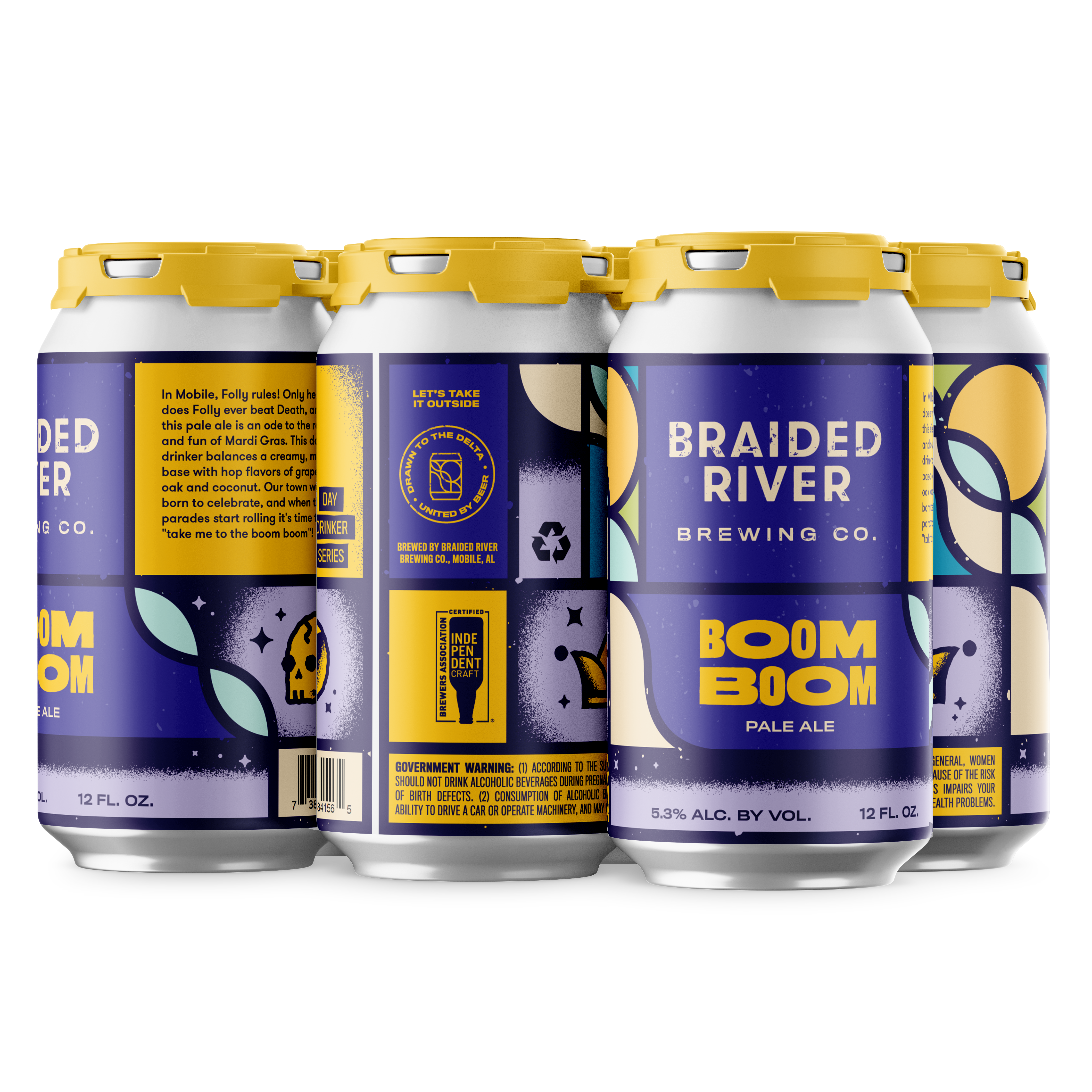 精釀灌裝啤酒包裝這樣設計很有美感(圖2)