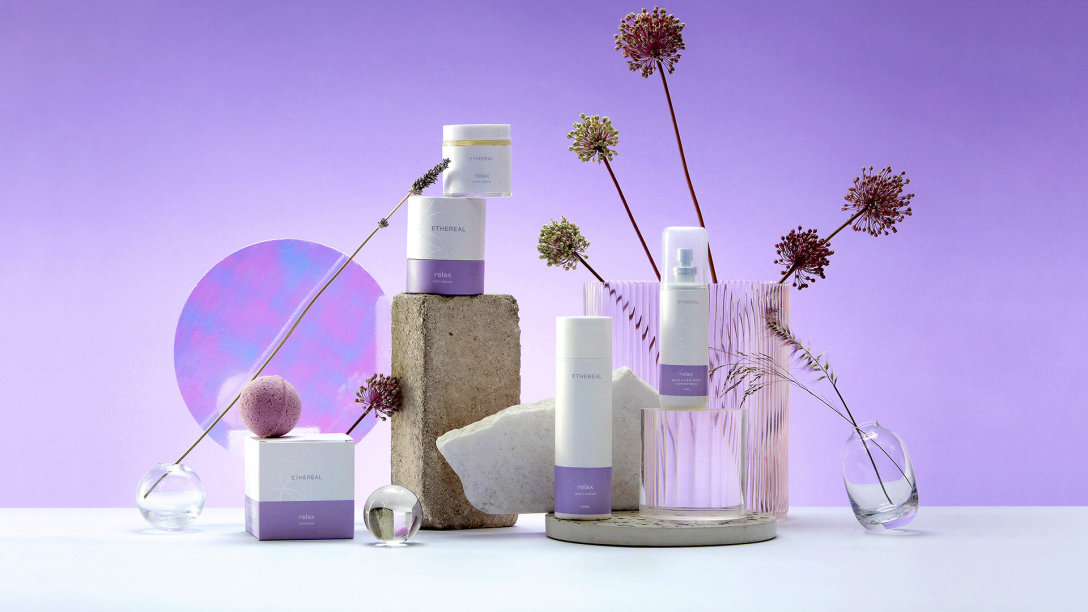 ?Etherealis全新系列的身體護理產(chǎn)品包裝設(shè)計(圖2)
