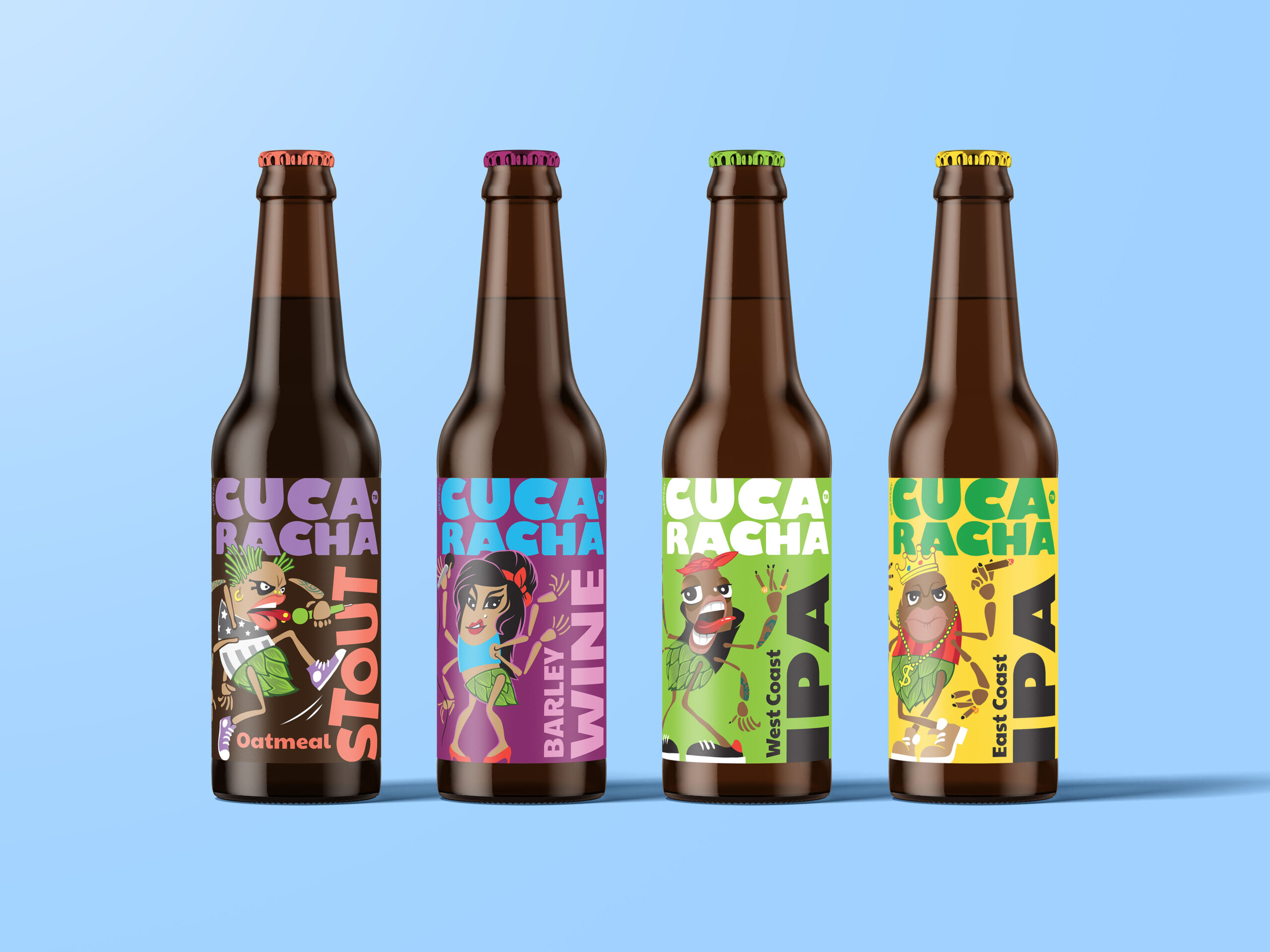 ?Cucaracha精釀啤酒創意包裝設計(圖1) ?Cucaracha精釀啤酒創意包裝設計(圖1)