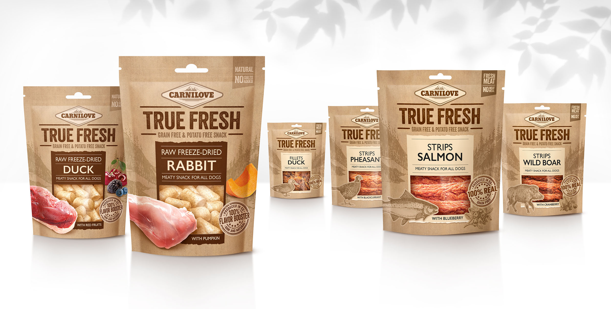 Carnilove TRUE FRESH品牌系列生凍干食品包裝設計(圖1)