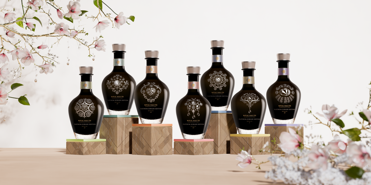 皇家禮炮鉑金禧版威士忌包裝設計欣賞(圖1)