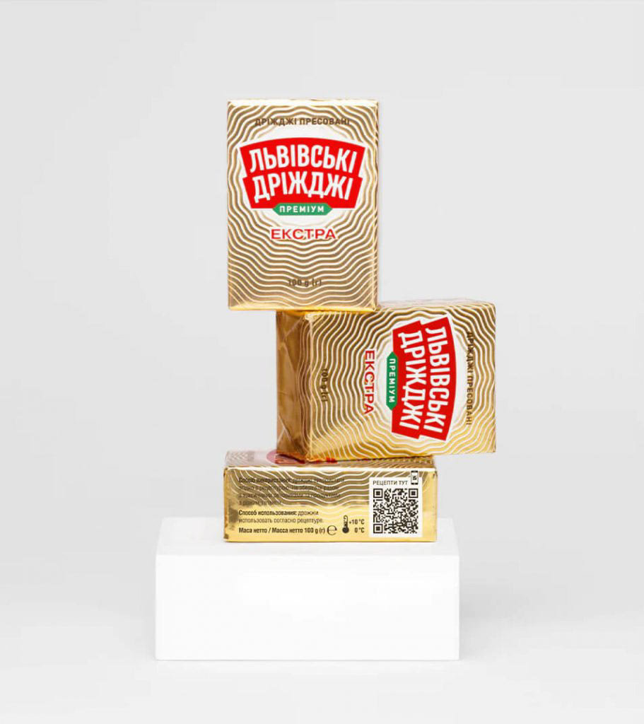 Lvivski Drizhdzhi酵母產品視覺包裝設計(圖5)