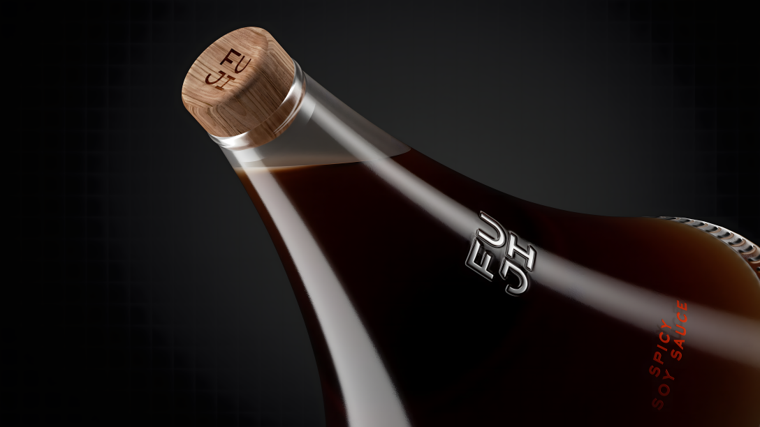 富士高級醬油包裝設計(圖4)