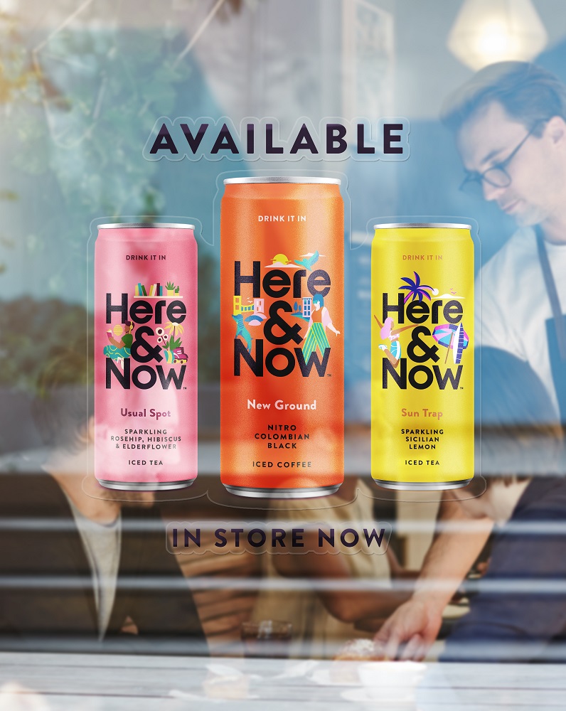Here&Now系列冰茶和咖啡飲品創意包裝(圖1)