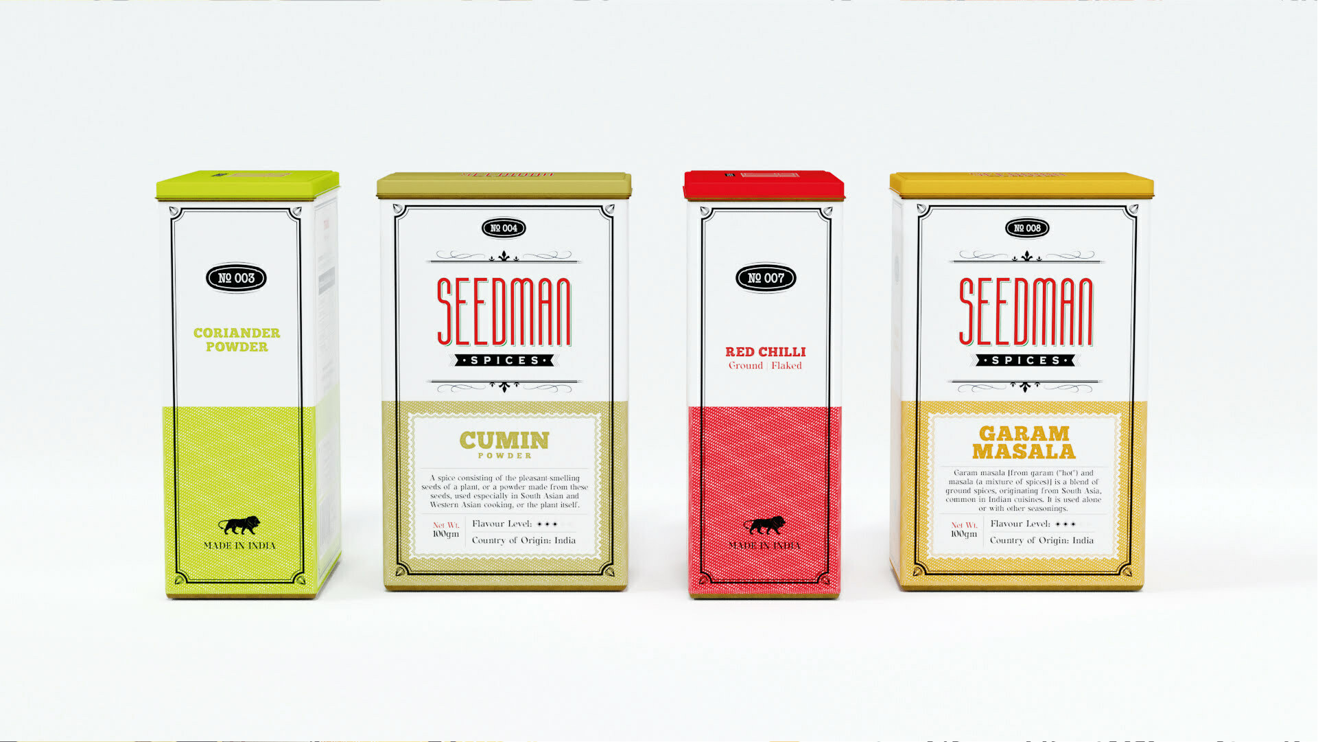 印度香料包裝這樣設計給人一種原始而自然的吸引力(圖1)