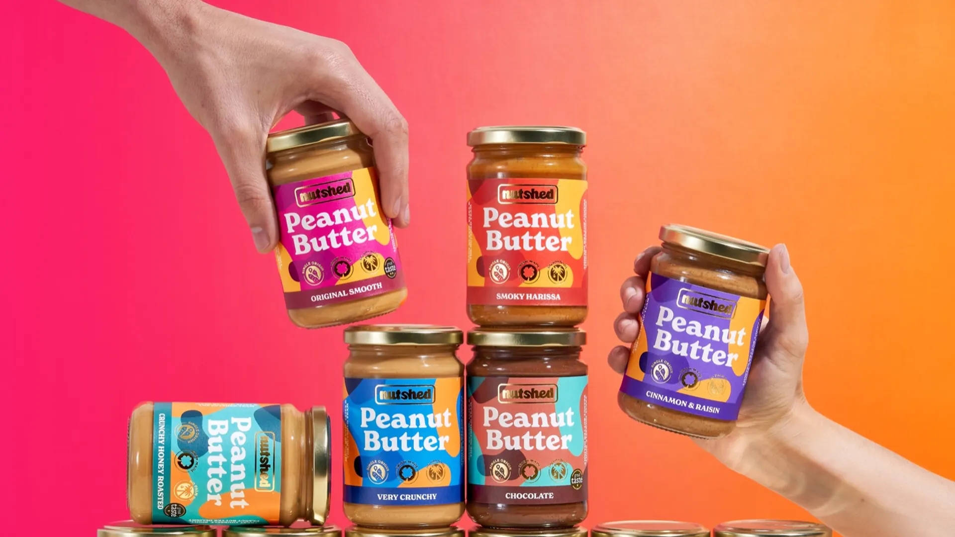 充滿活力個性的堅果醬包裝設(shè)計(圖1)