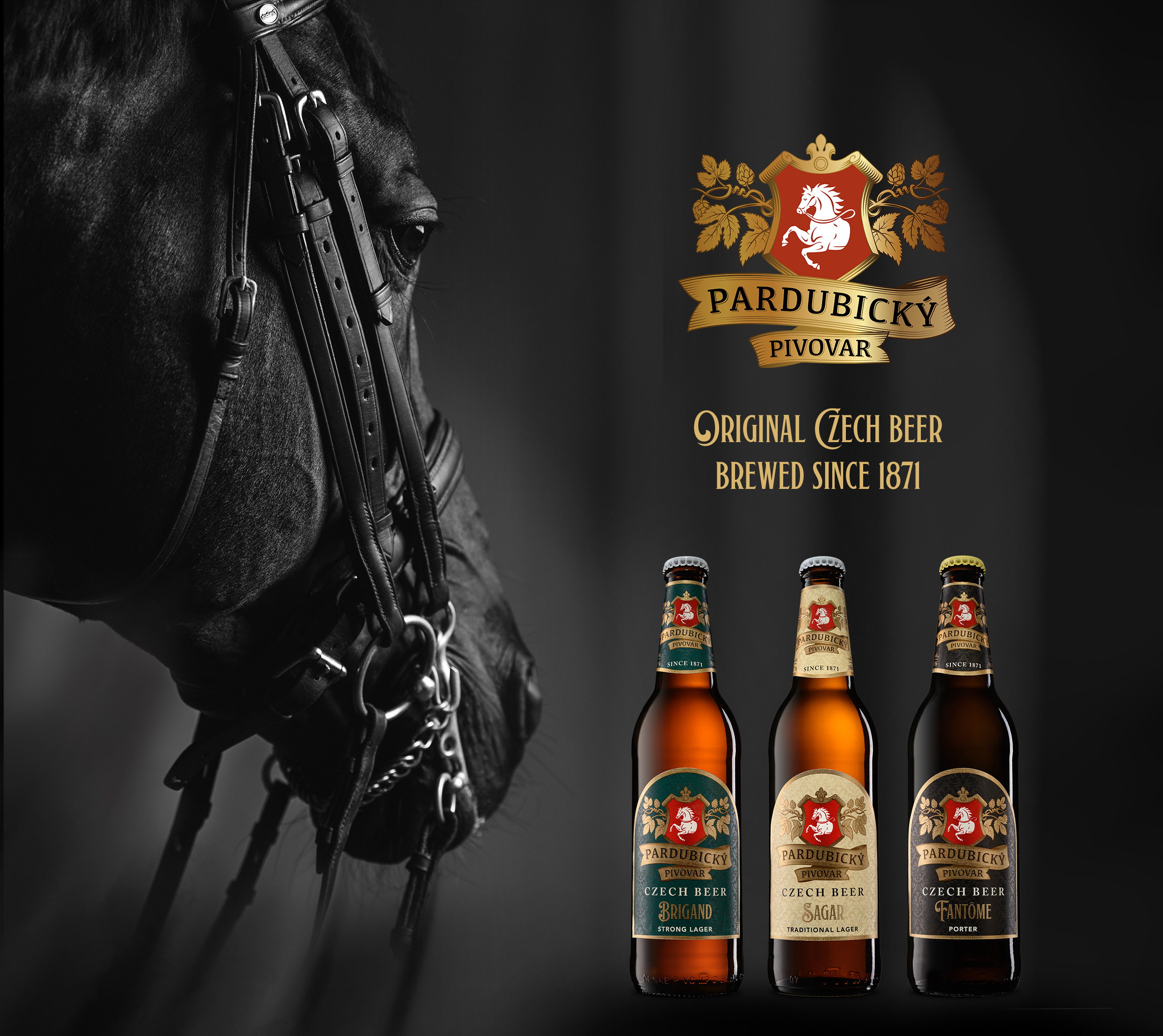 捷克啤酒包裝這樣設計優雅而高貴(圖1)