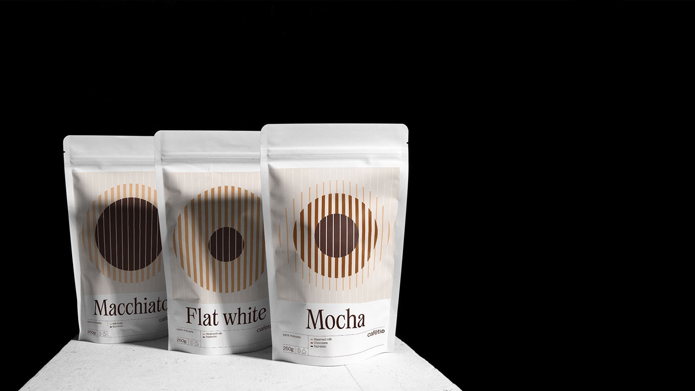 Cafétio精美的咖啡袋包裝這樣設計突出了飲料的獨特之處(圖3) Cafétio精美的咖啡袋包裝這樣設計突出了飲料的獨特之處(圖3)