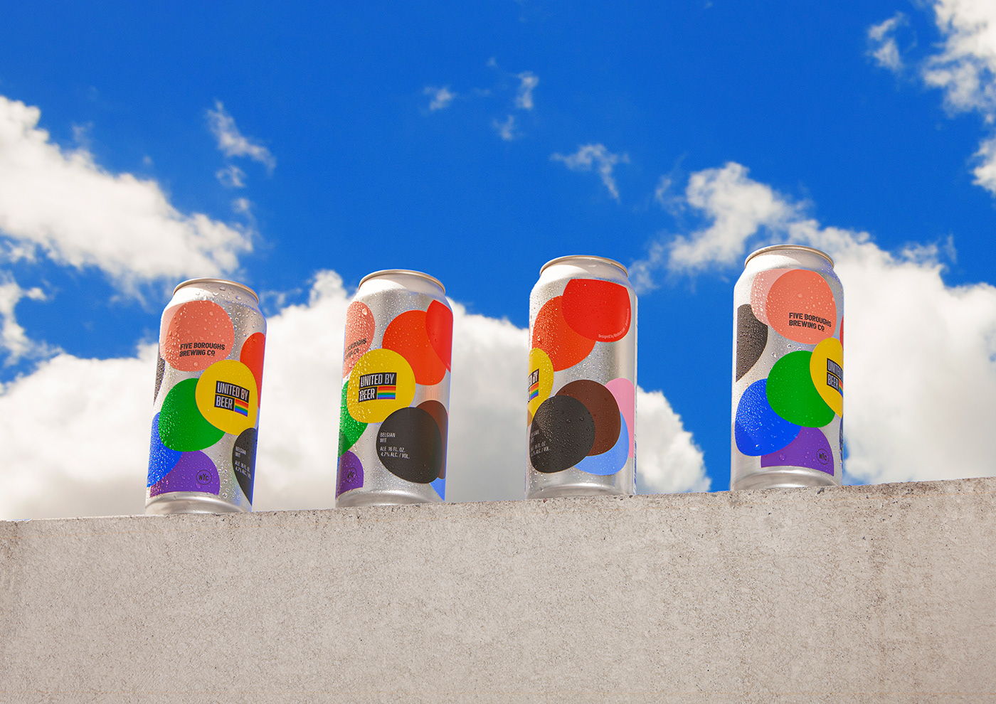 啤酒包裝這樣設計超大五彩紙屑充滿了自豪感(圖1)